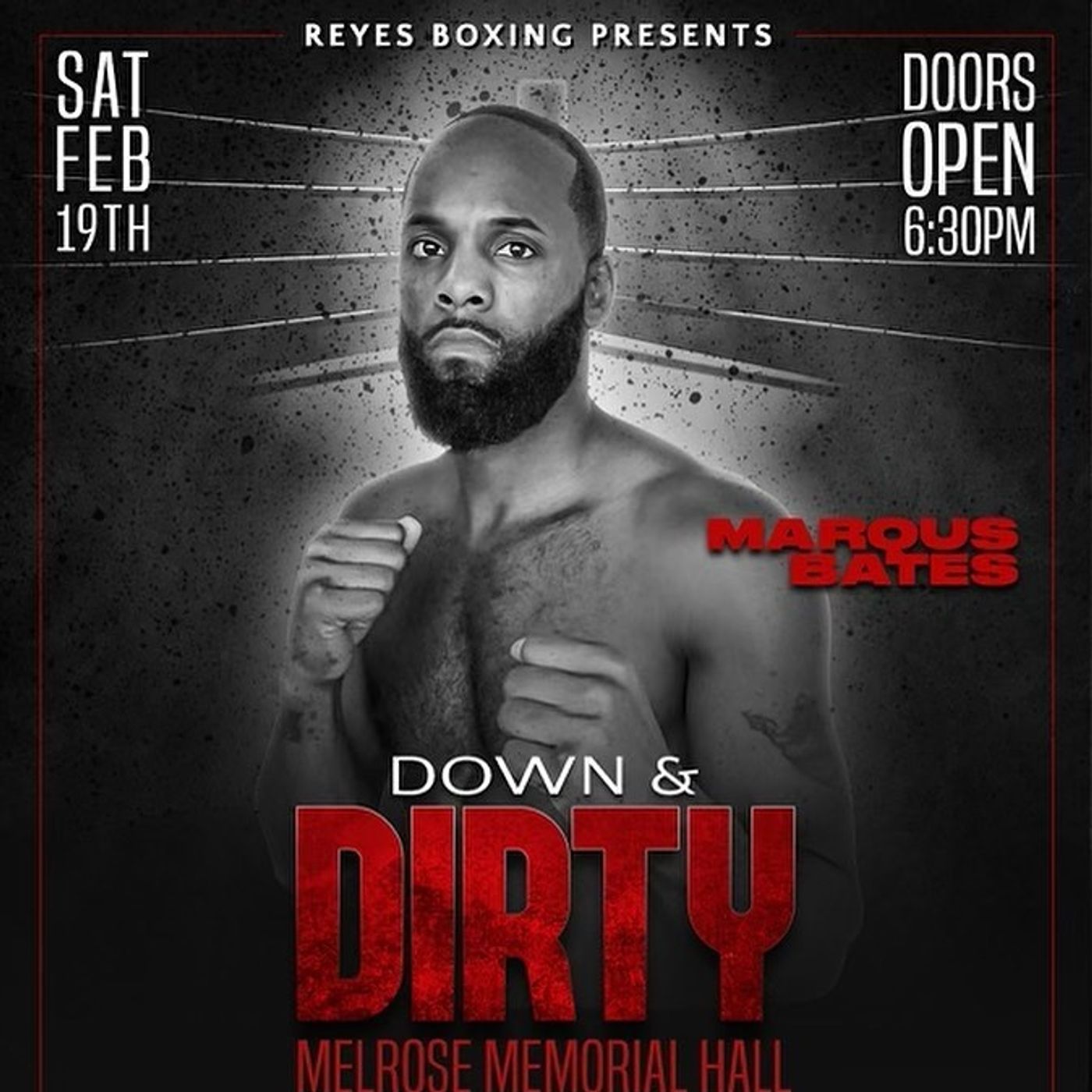 FNU Combat Sports Show Featuring Marqus Bates, Pro Boxer Fighting Saturday, February 19th episode artwork