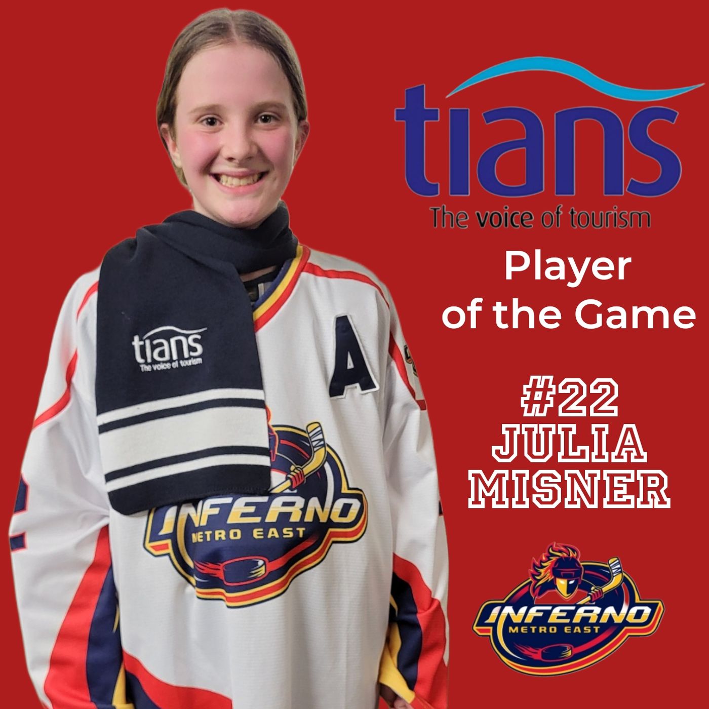 TIANS Player of the Game - Julia Misner episode artwork