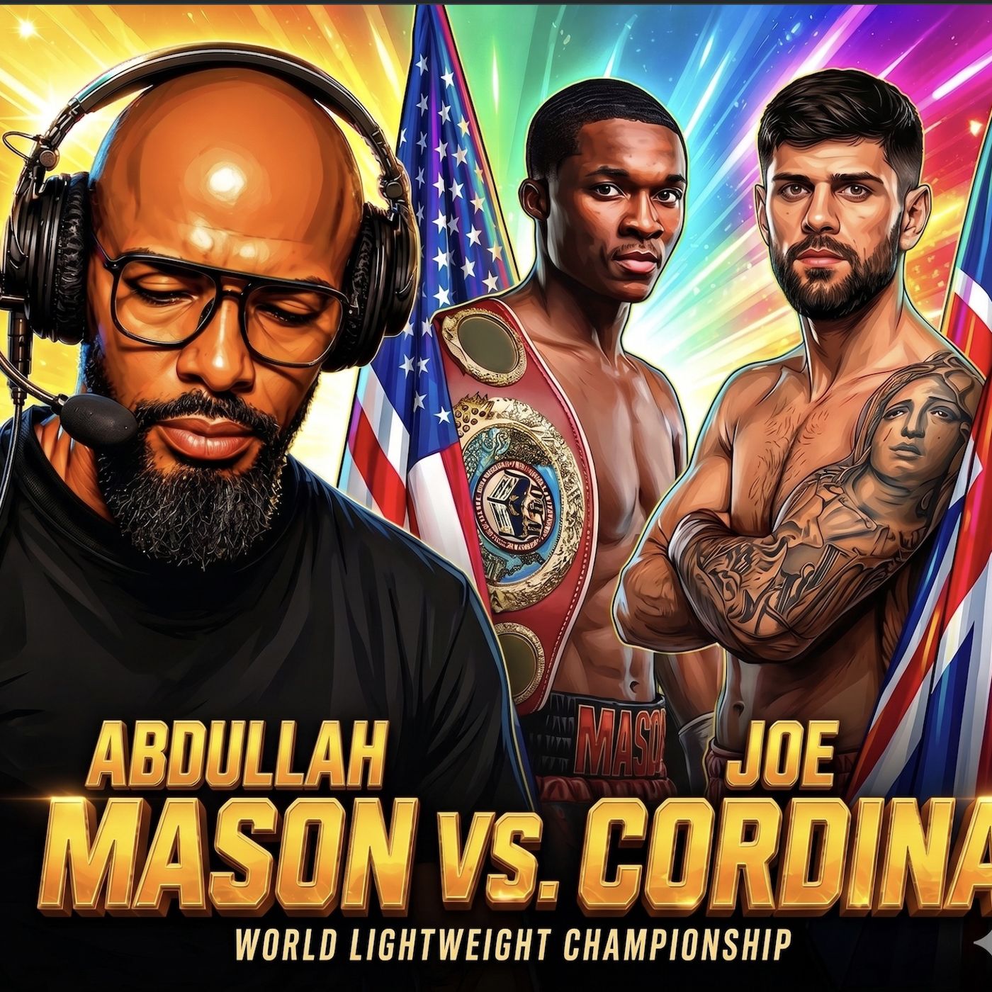 ☎️ Mason vs Cordina July 4 Hometown Fireworks! + Cleveland Stacked Card🔥 — Tha Boxing Voice cover
