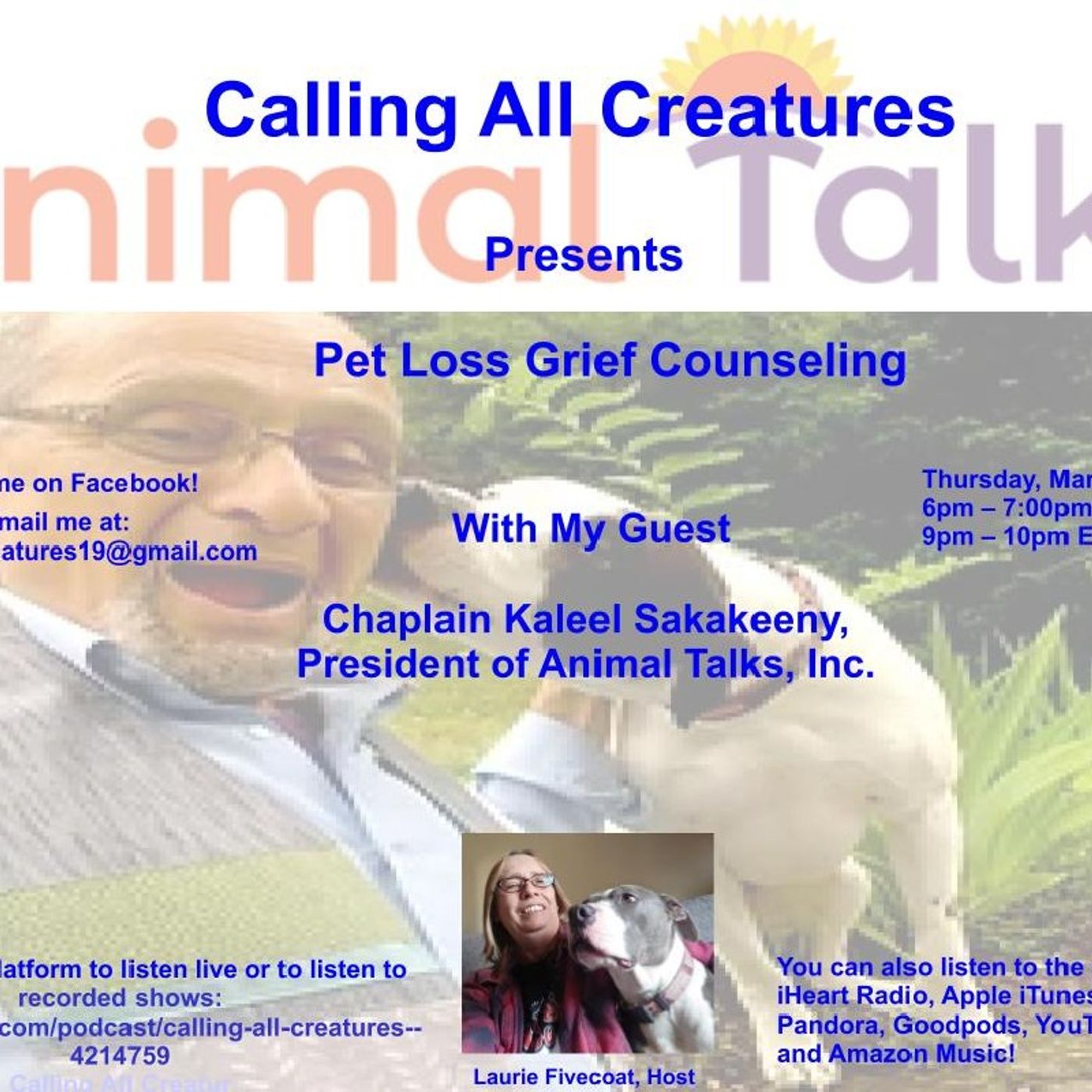Calling All Creatures Presents Pet Loss Grief Counseling