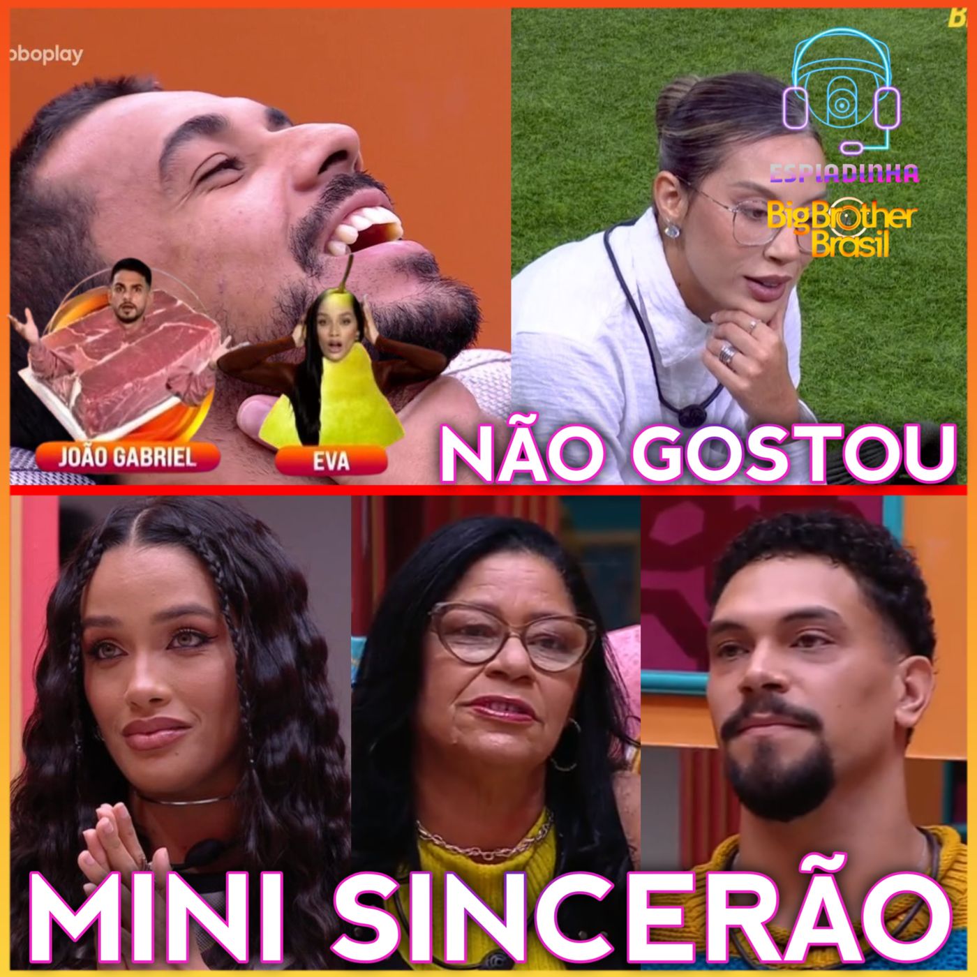 Pêra e Carne Seca vira um caos nos ex-fantásticos + Mini Sincerão com os Emparedados | BBB 25