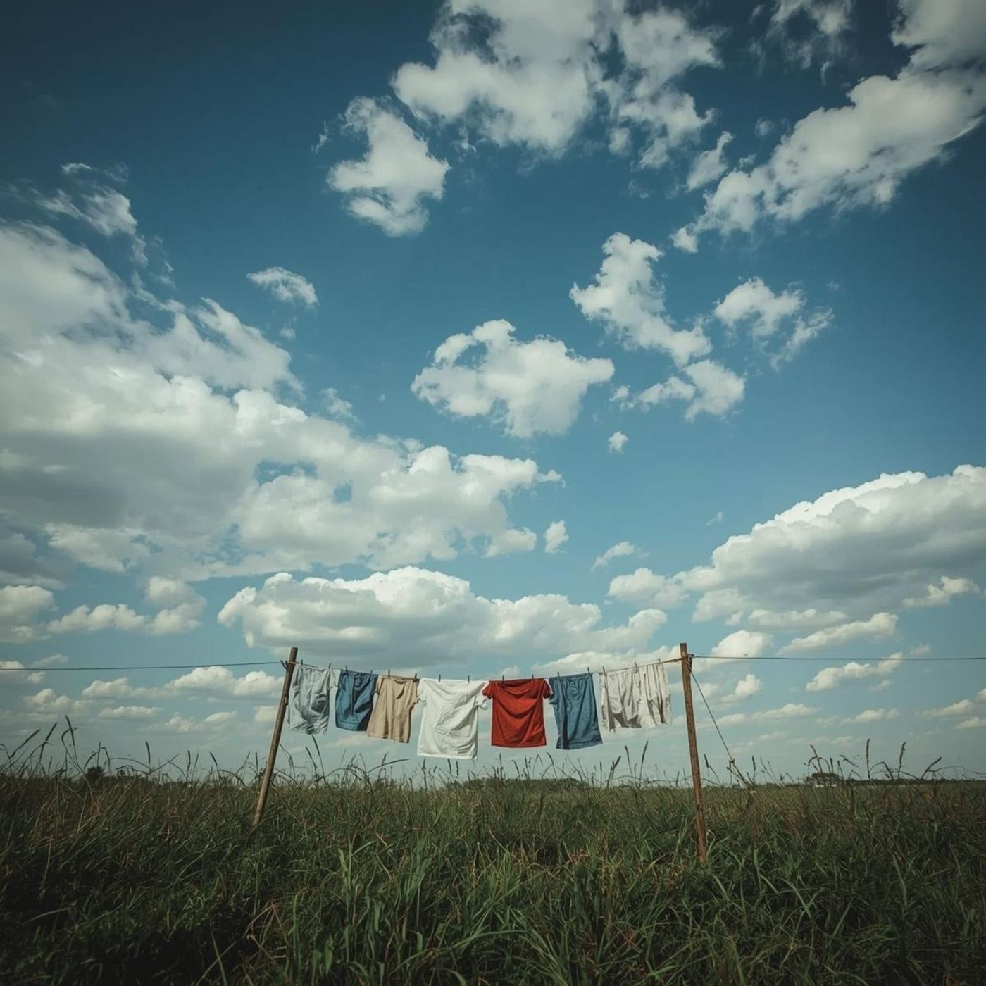 Windy Country Clothesline - 10 Hours Sleep Sound