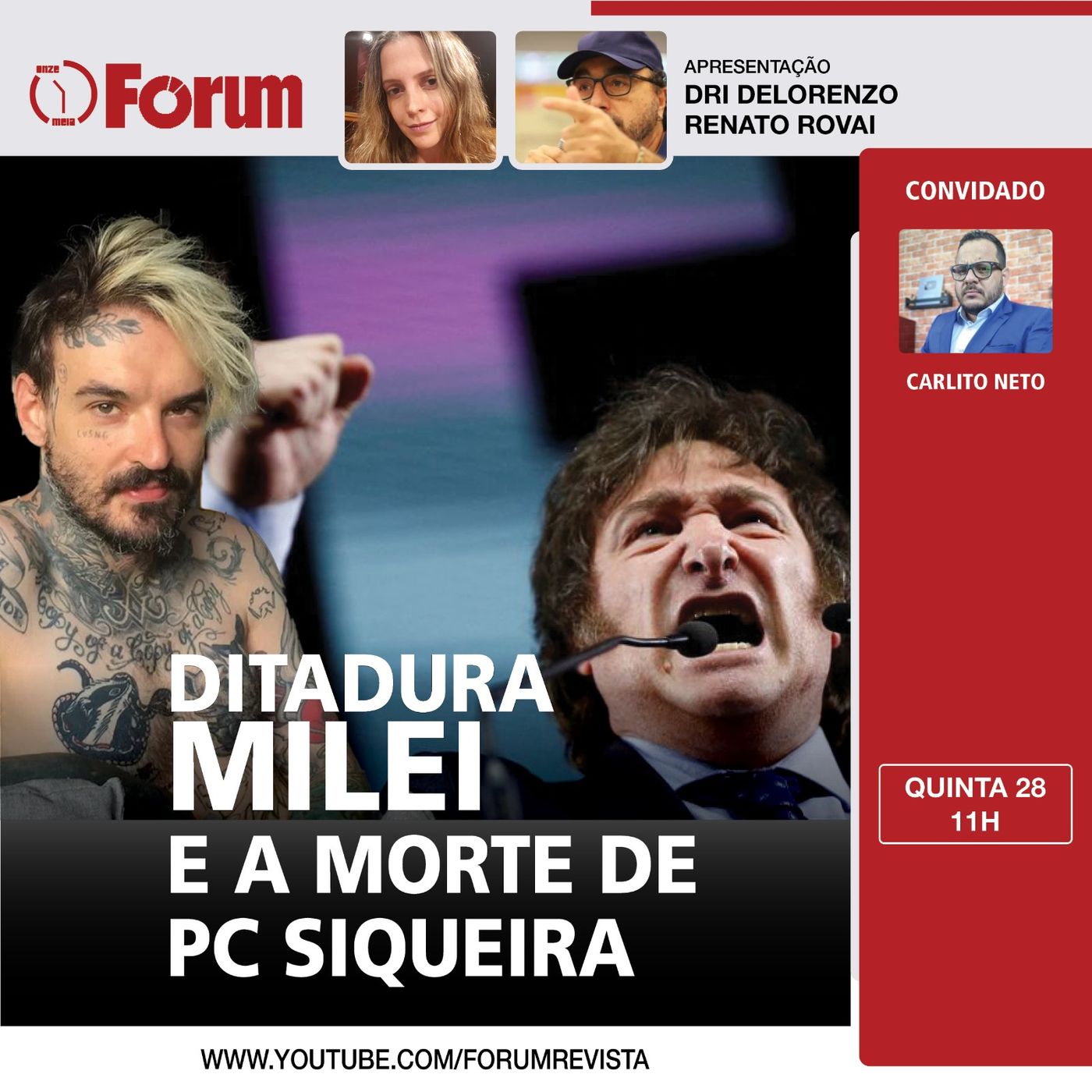 Ditadura na Argentina: O que significa o 'pacotaço' de Milei | PC Siqueira e o tribunal da Internet episode artwork