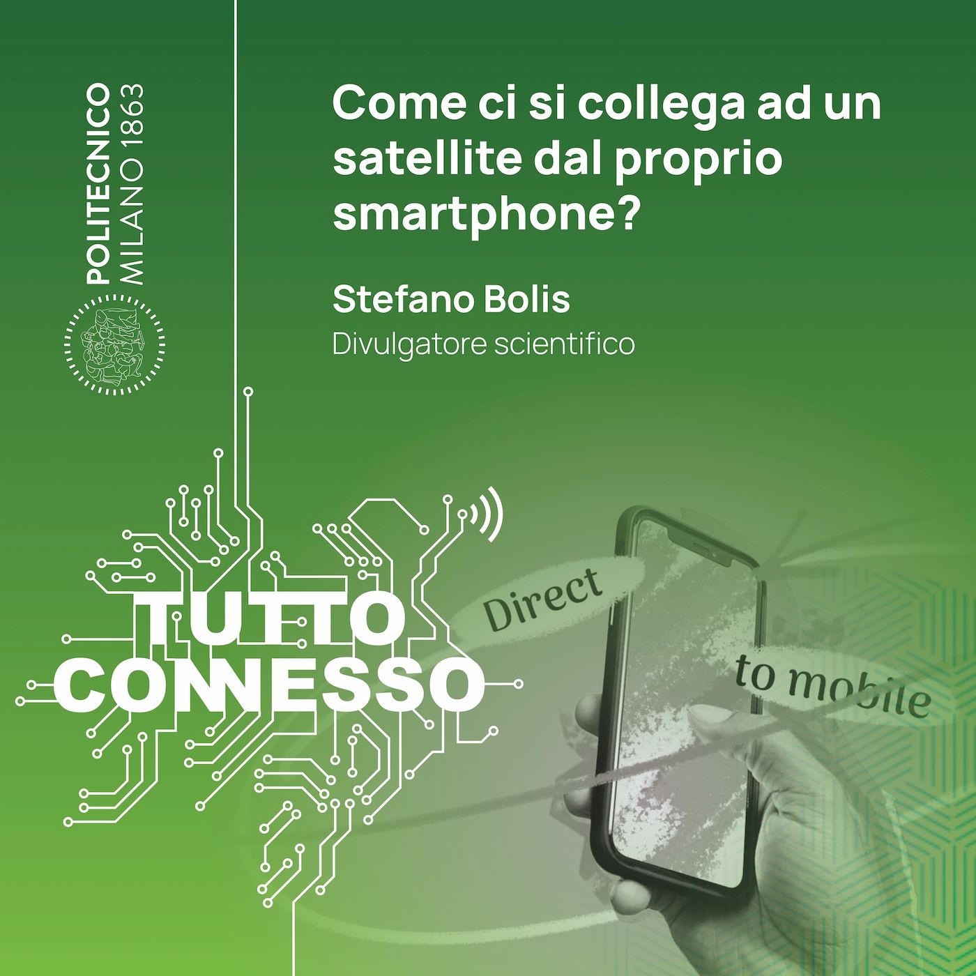 Come ci si collega ad un satellite dal proprio smartphone? Con Stefano Bolis all'Open Day Polimi 2025 episode artwork