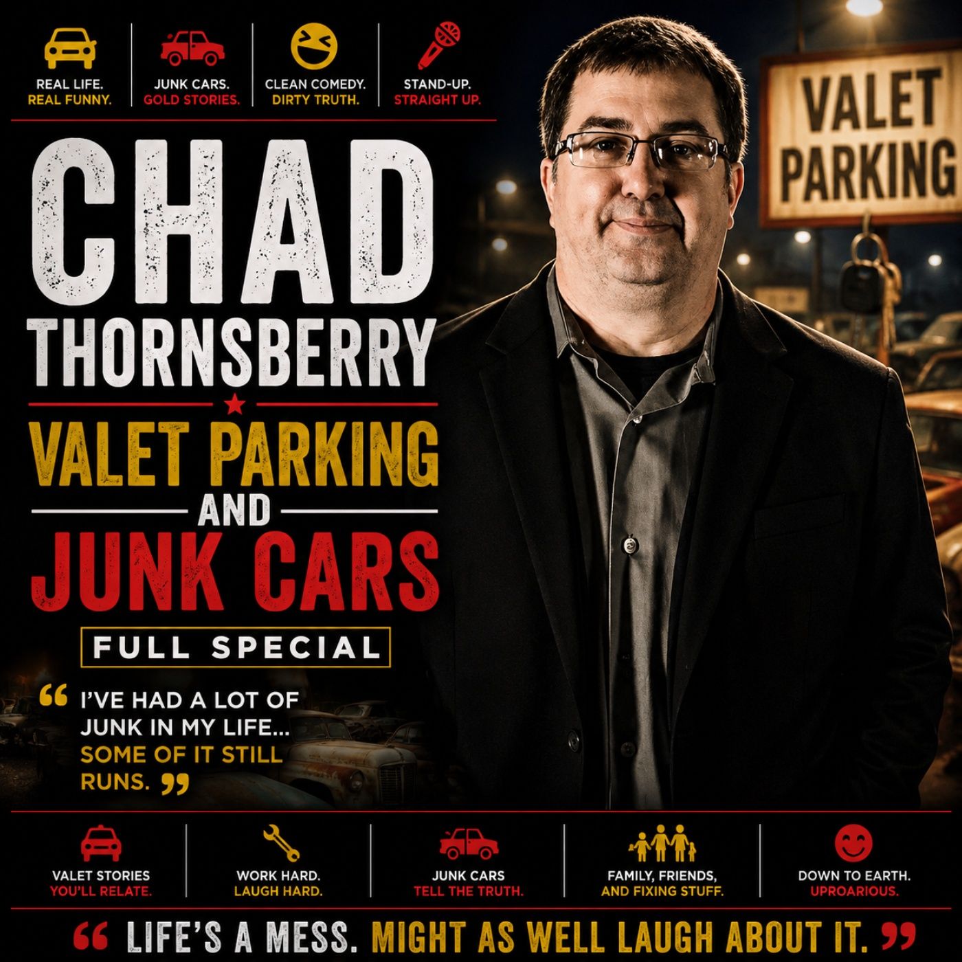 Chad Thornsberry - Valet Parking and Junk Cars Full Special (Stand-up Comedy) episode artwork