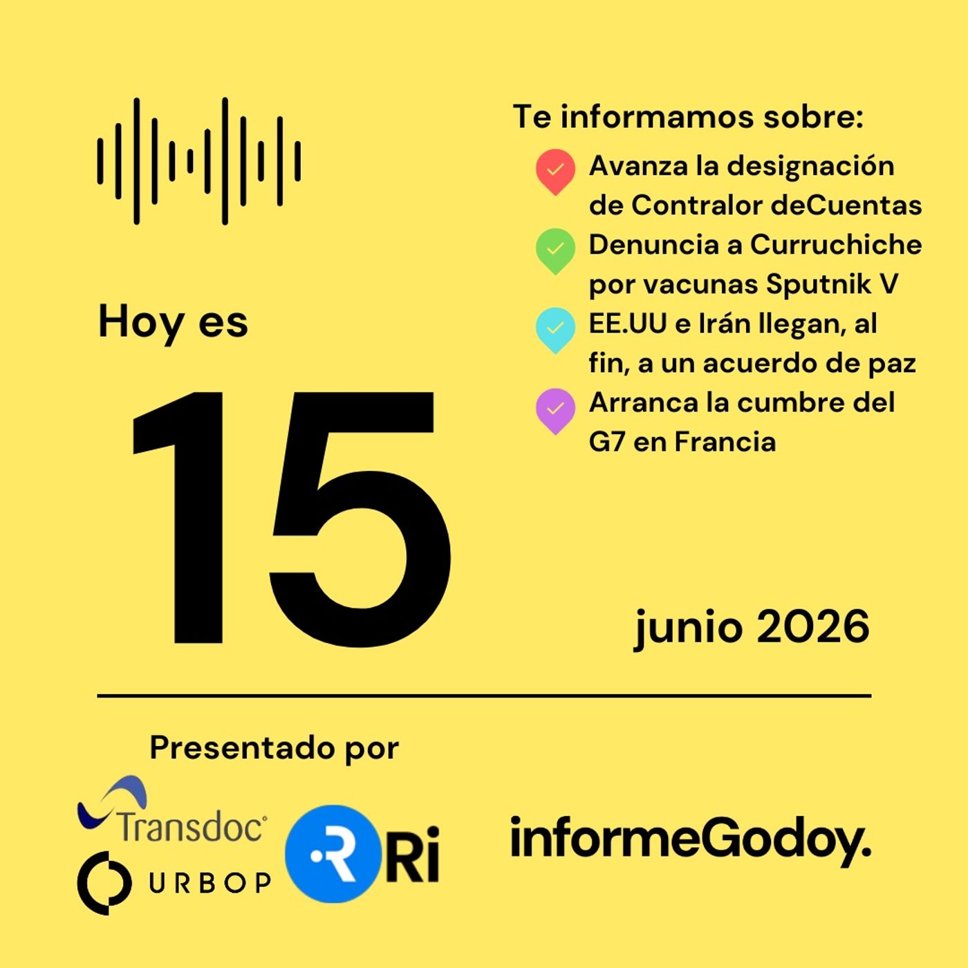 15 de junio 2026 episode artwork