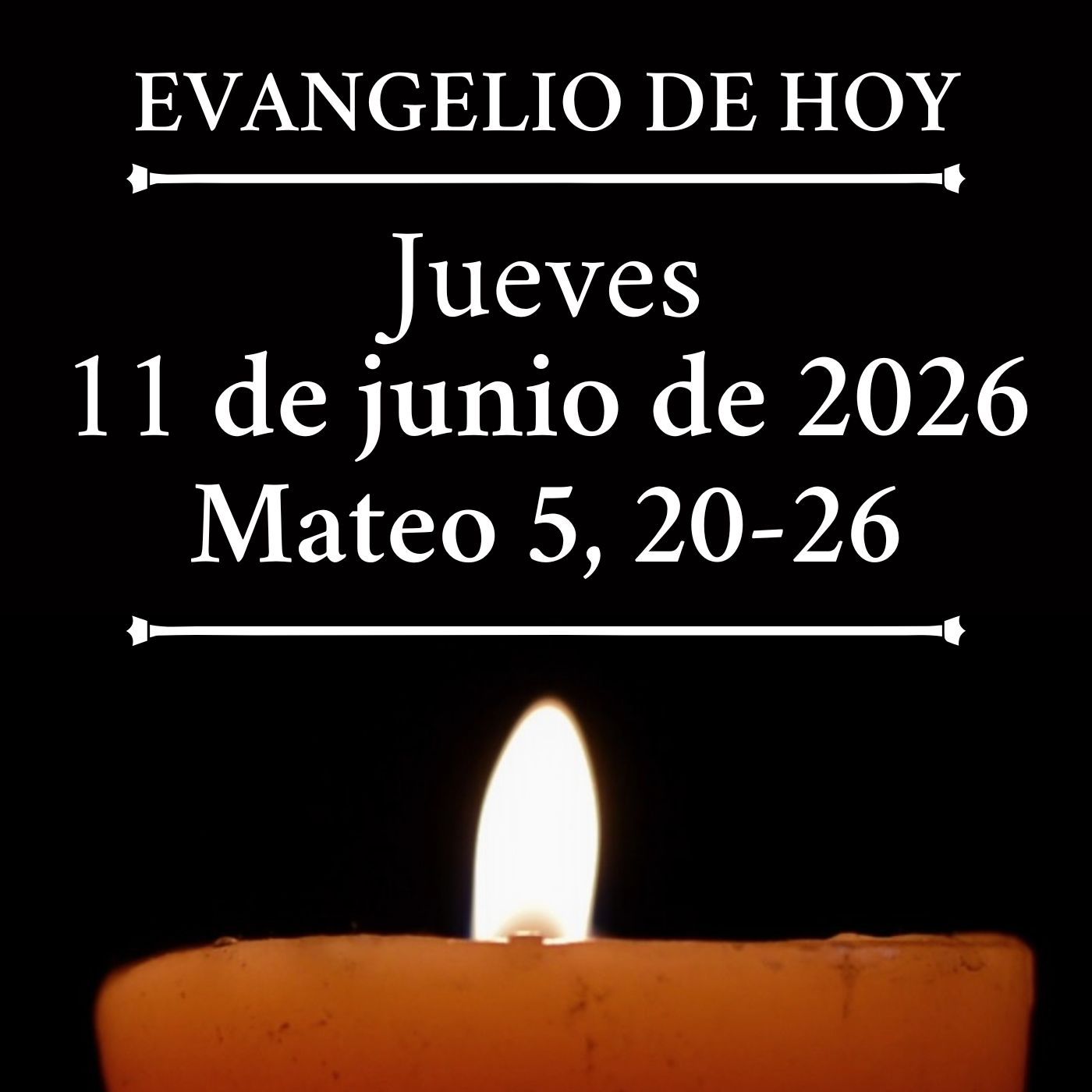 Evangelio del jueves 11 de junio de 2026 - Vete primero a reconciliarte con tu hermano episode artwork