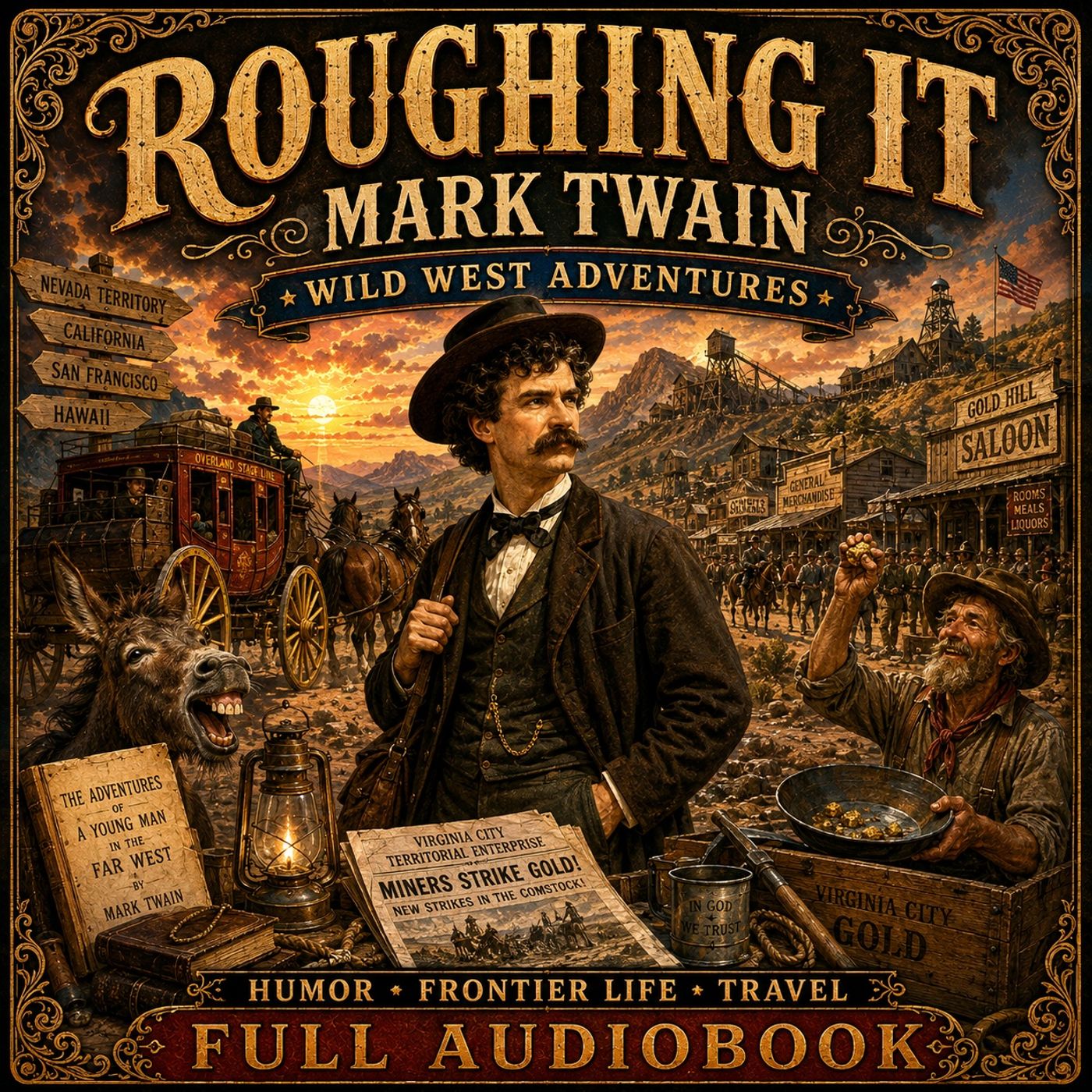 Roughing It by Mark Twain | Wild West Adventures, Humor & Frontier Life | Full Audiobook Part 1 episode artwork