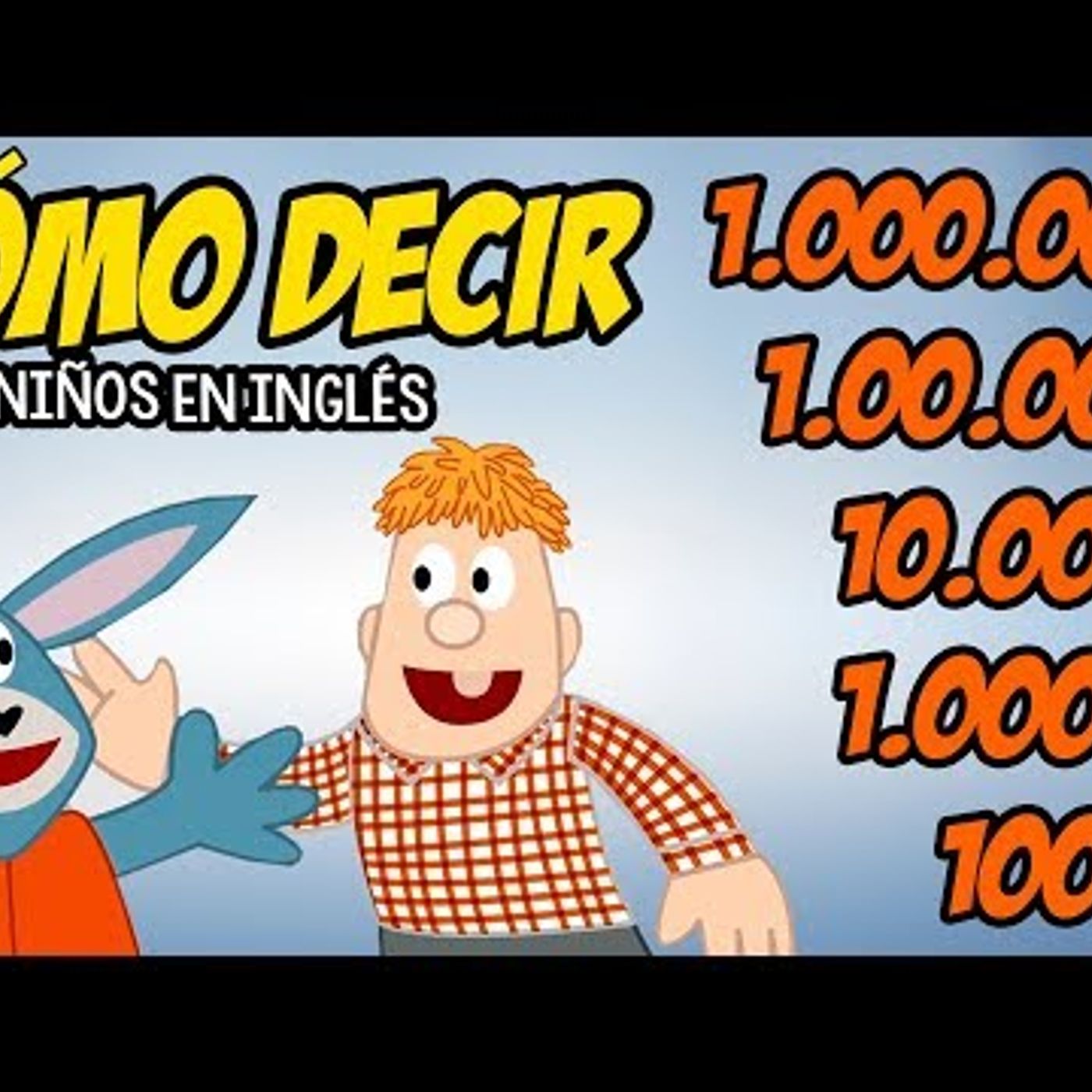 084. Cómo decir números grandes en INGLÉS para niños