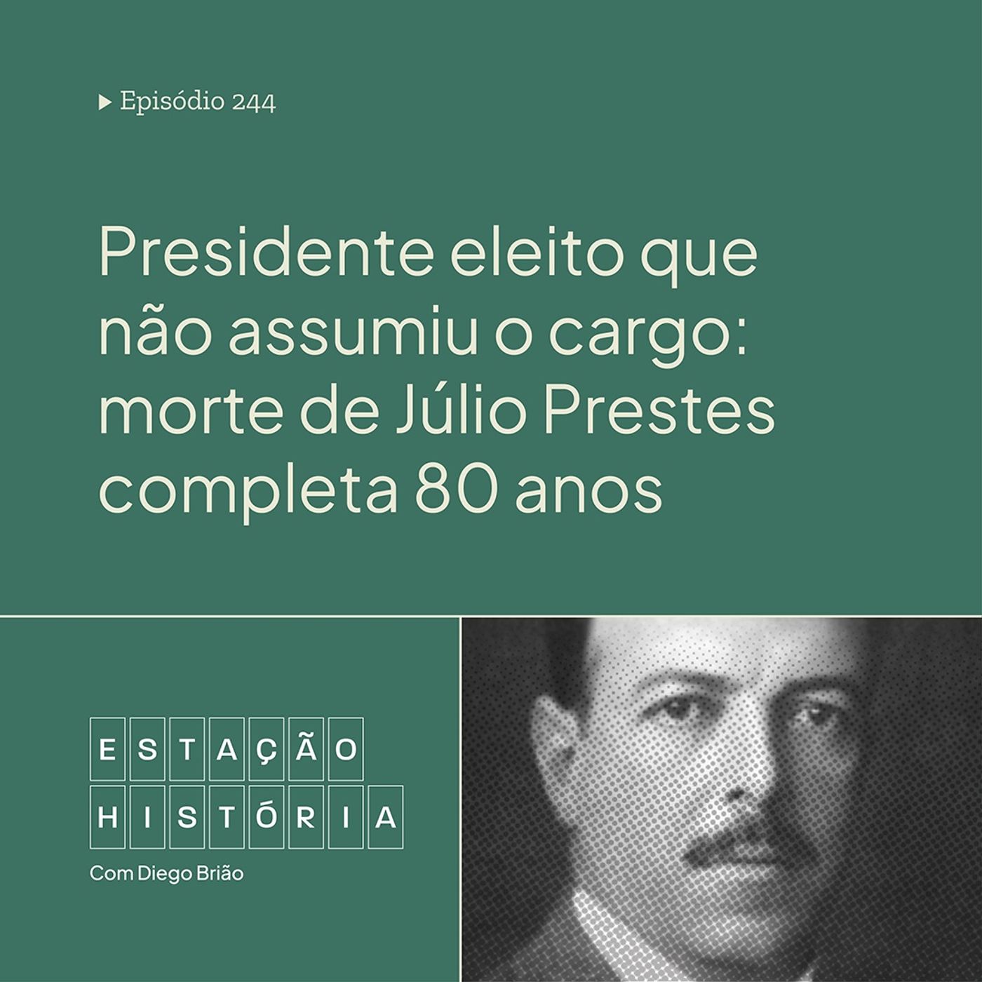 244 | Presidente eleito que não assumiu o cargo: morte de Júlio Prestes completa 80 anos