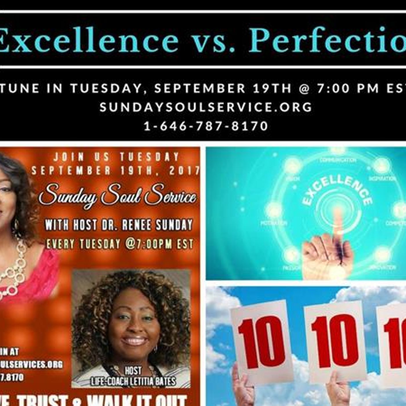 Topic: Excellence verses Perfection.Our Host - Life Coach Letitia Bates episode artwork