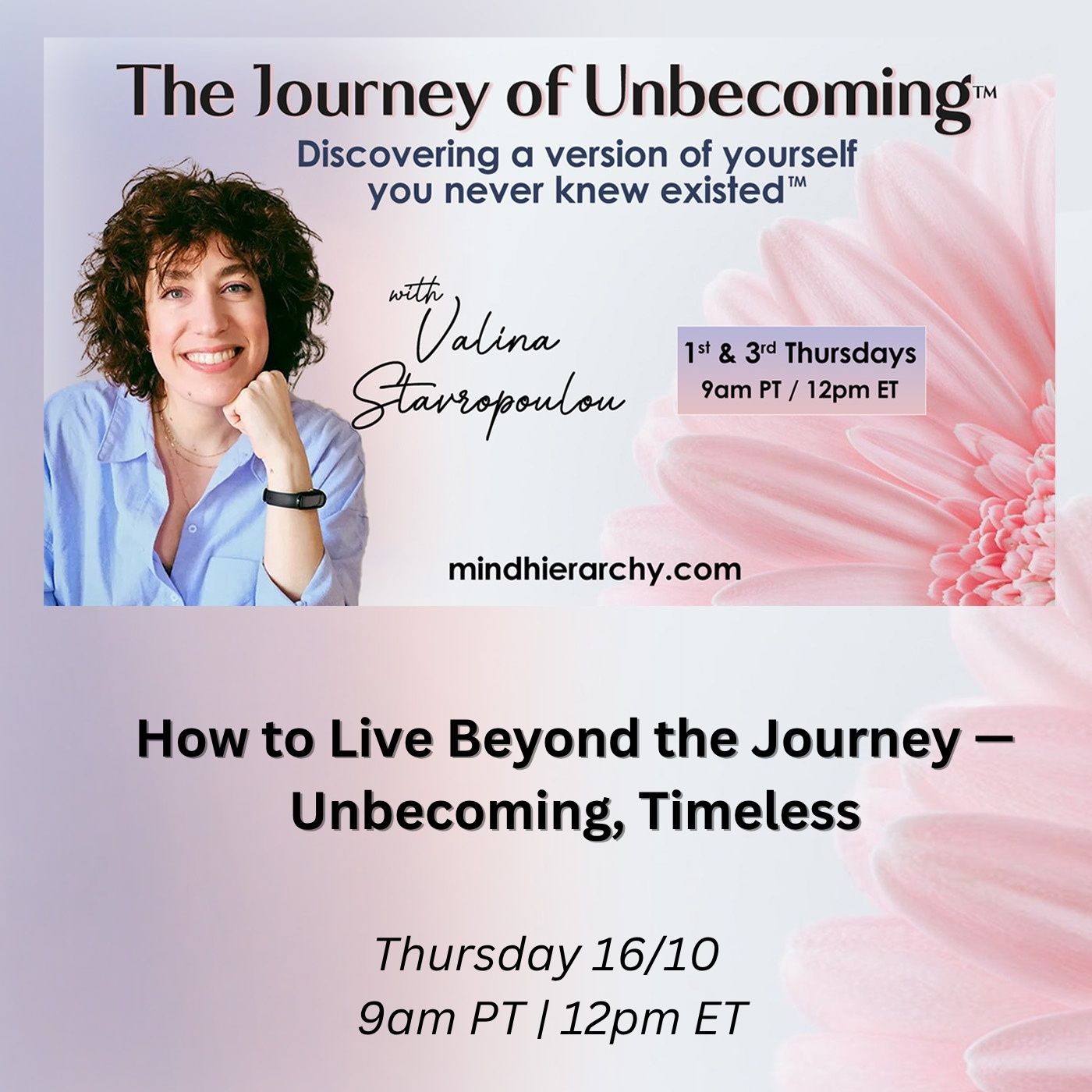 How to Live Beyond the Journey: Unbecoming, Timeless episode artwork