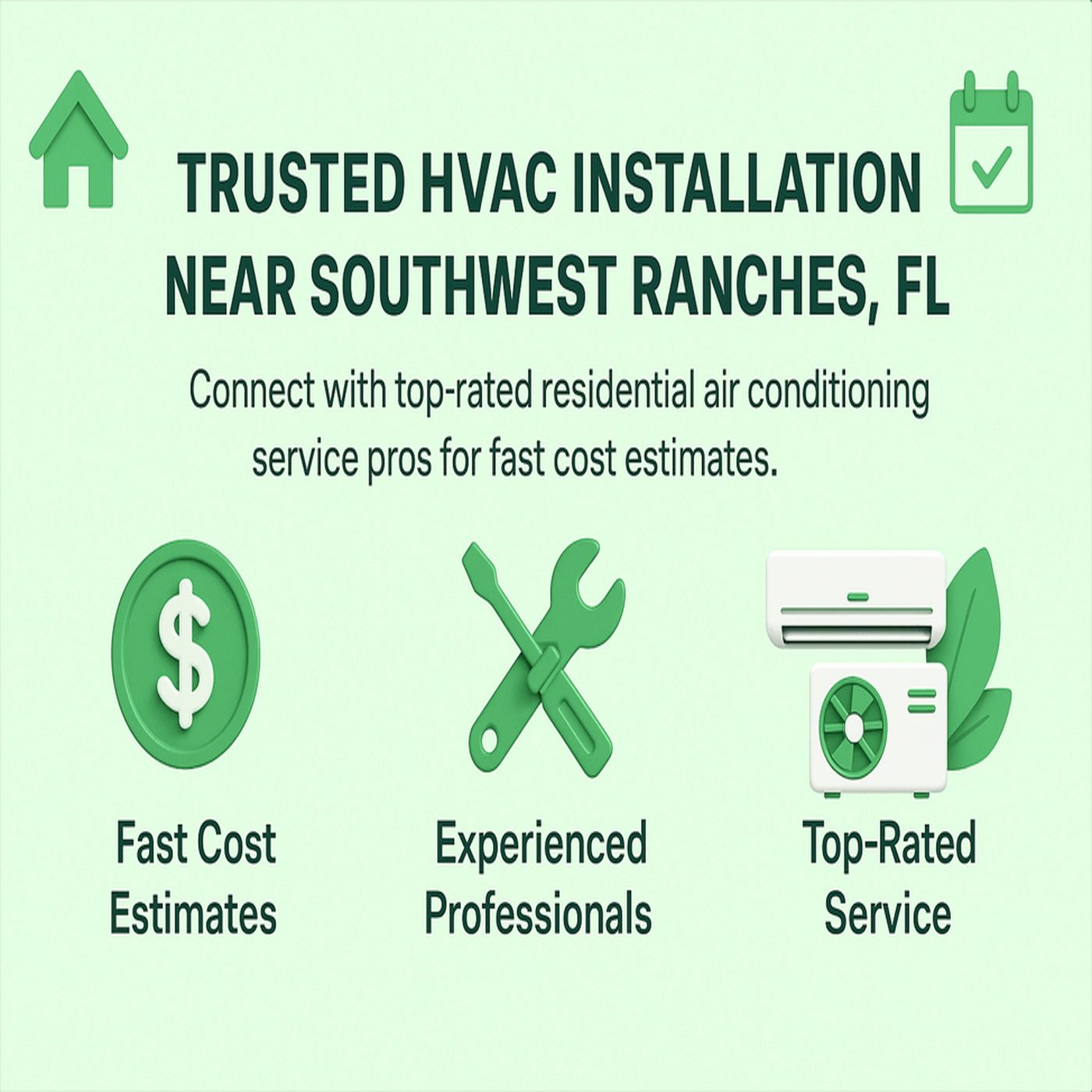 Trusted HVAC Installation Near Southwest Ranches, FL — Get Fast Cost Estimates From the Best Residential Air Conditioning Service Pros