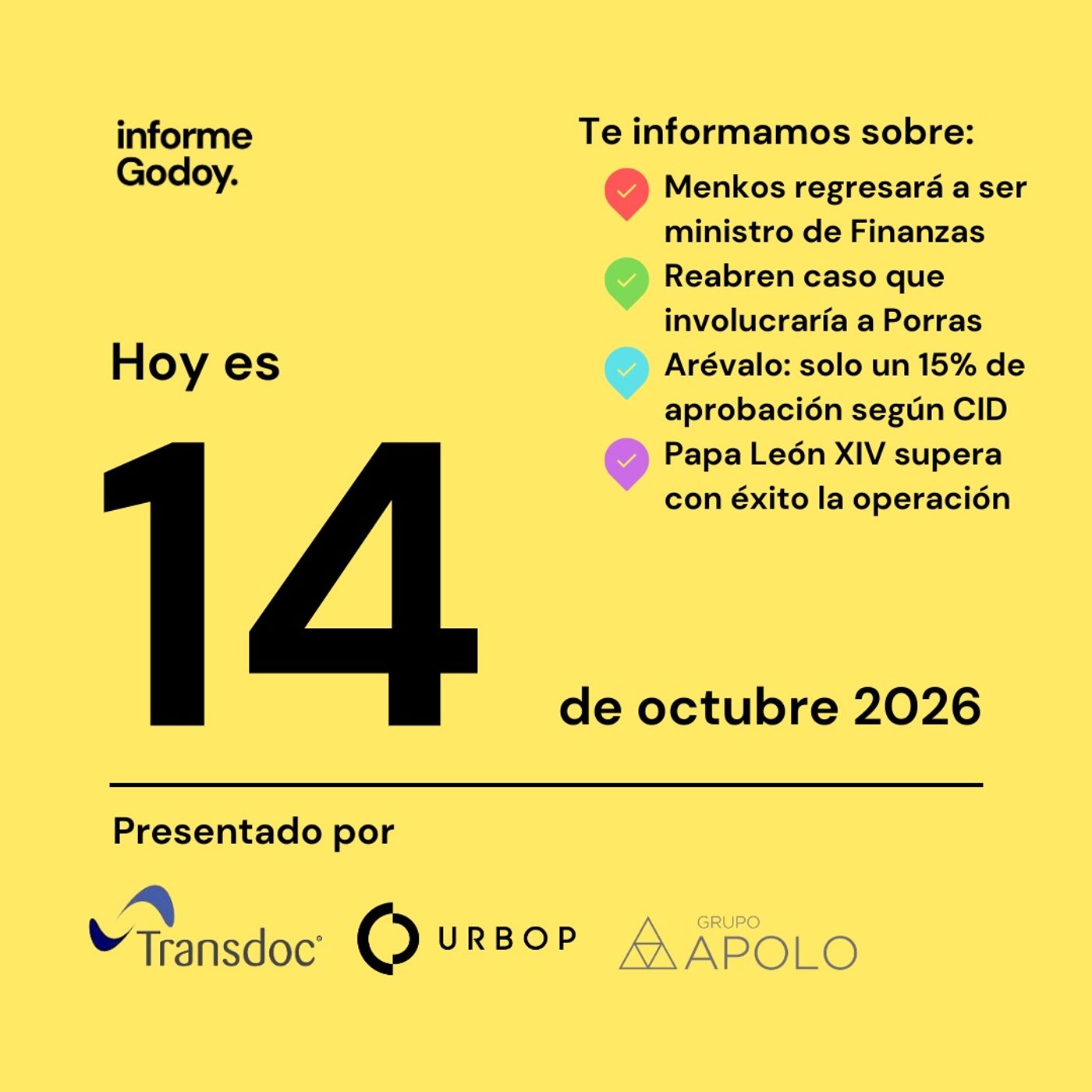 Portada de informeGodoy.