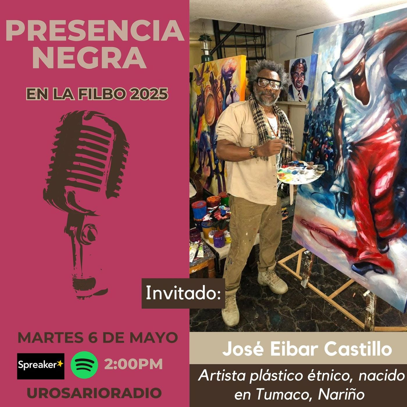 José Eibar Castillo: arte y memoria afro desde el pacífico colombiano episode artwork