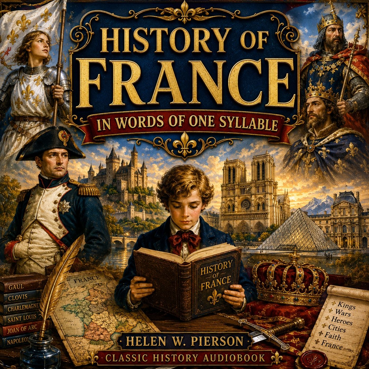History of France in Words of One Syllable by Helen W. Pierson | Easy French History for Young Readers (Classic Audiobook)