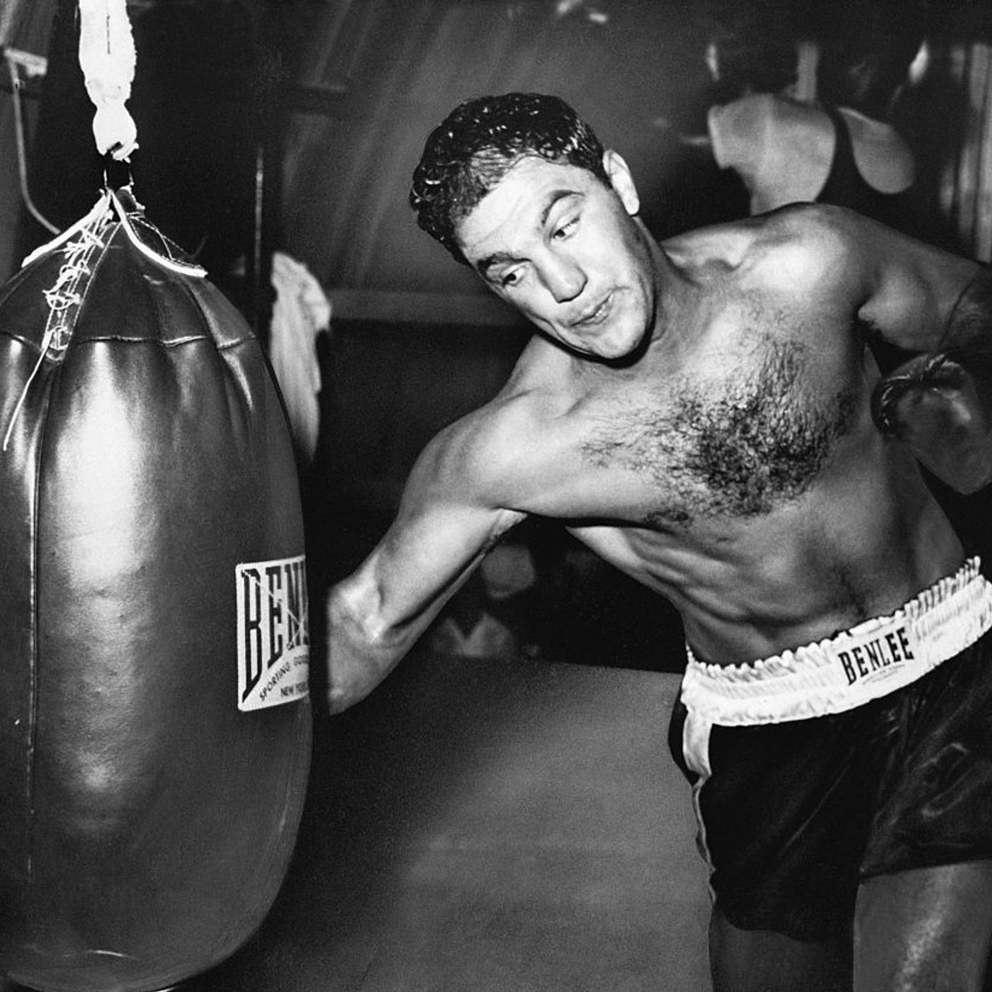 July 28 Boxing History. Rocky Marciano wins title eliminator. episode artwork