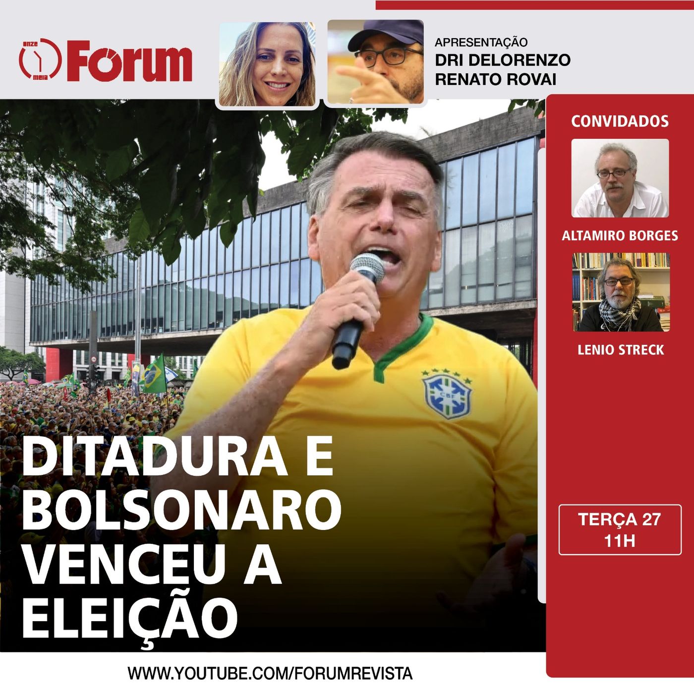 Ditadura e Bolsonaro venceu a eleição de 22: o que pensam os que foram à Avenida Paulista episode artwork