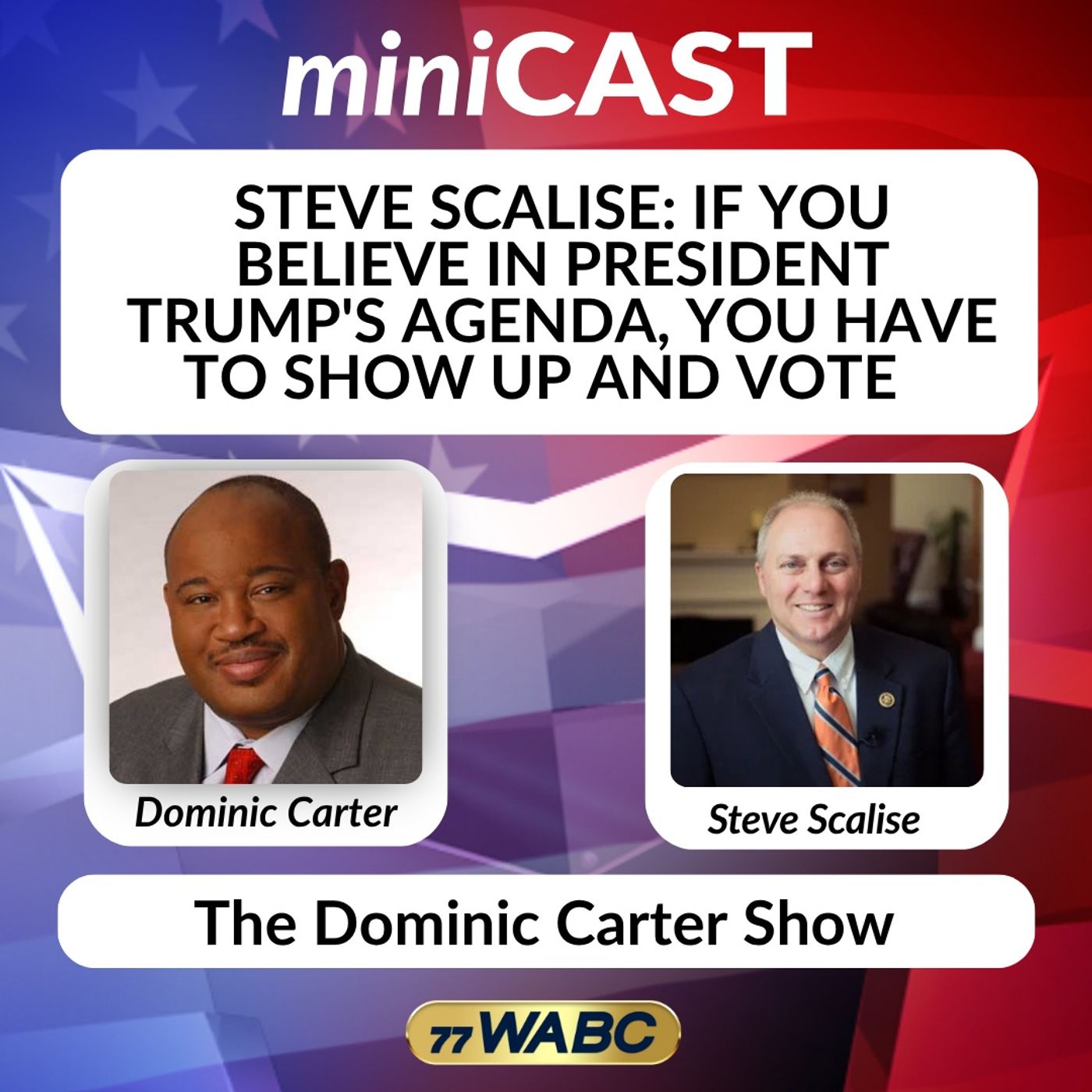 Steve Scalise: If You Believe In President Trump's Agenda, You Have To Show Up And Vote episode artwork