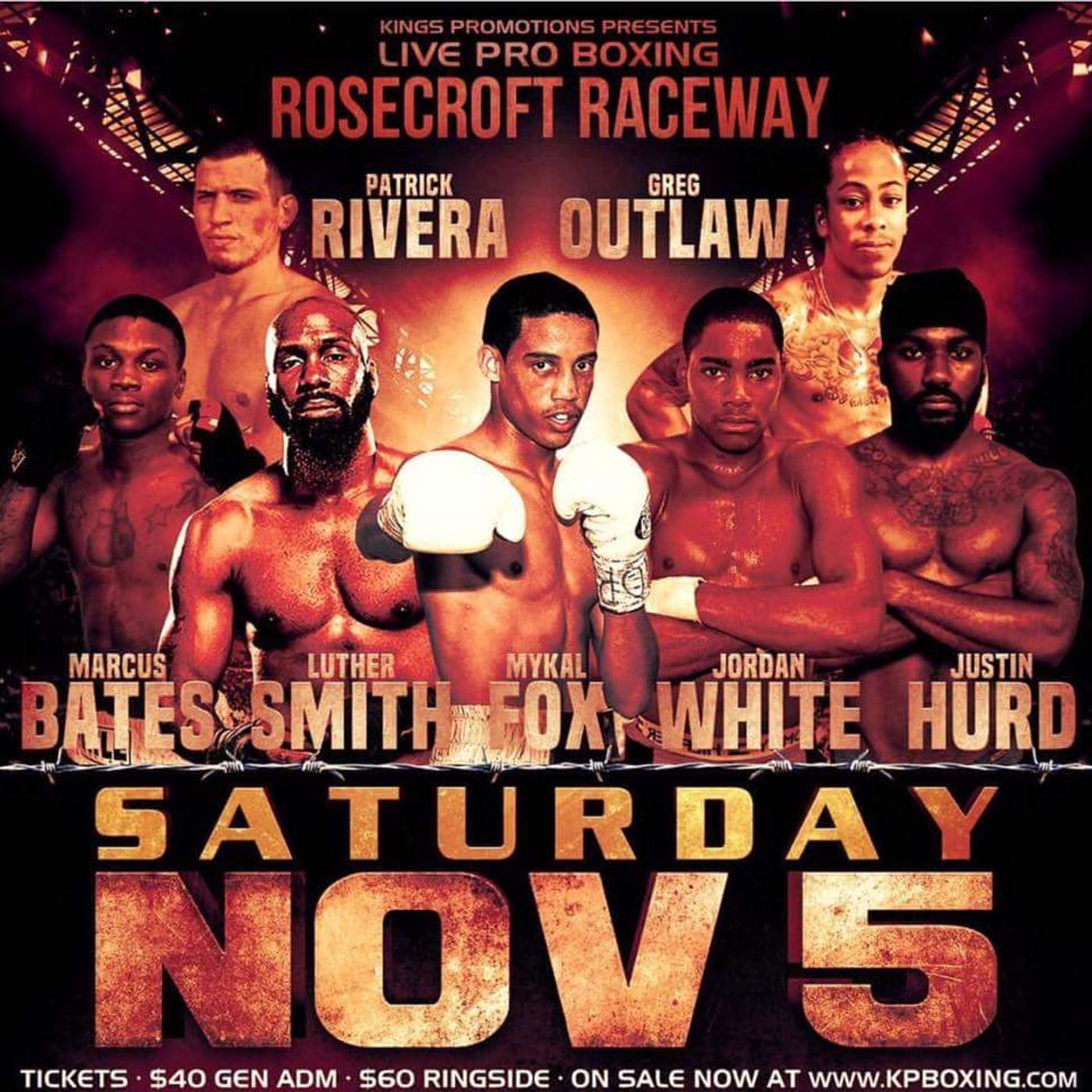 Live Pro Boxing From Rosecroft Raceway in Fort Washington, MD 11/5/16 episode artwork