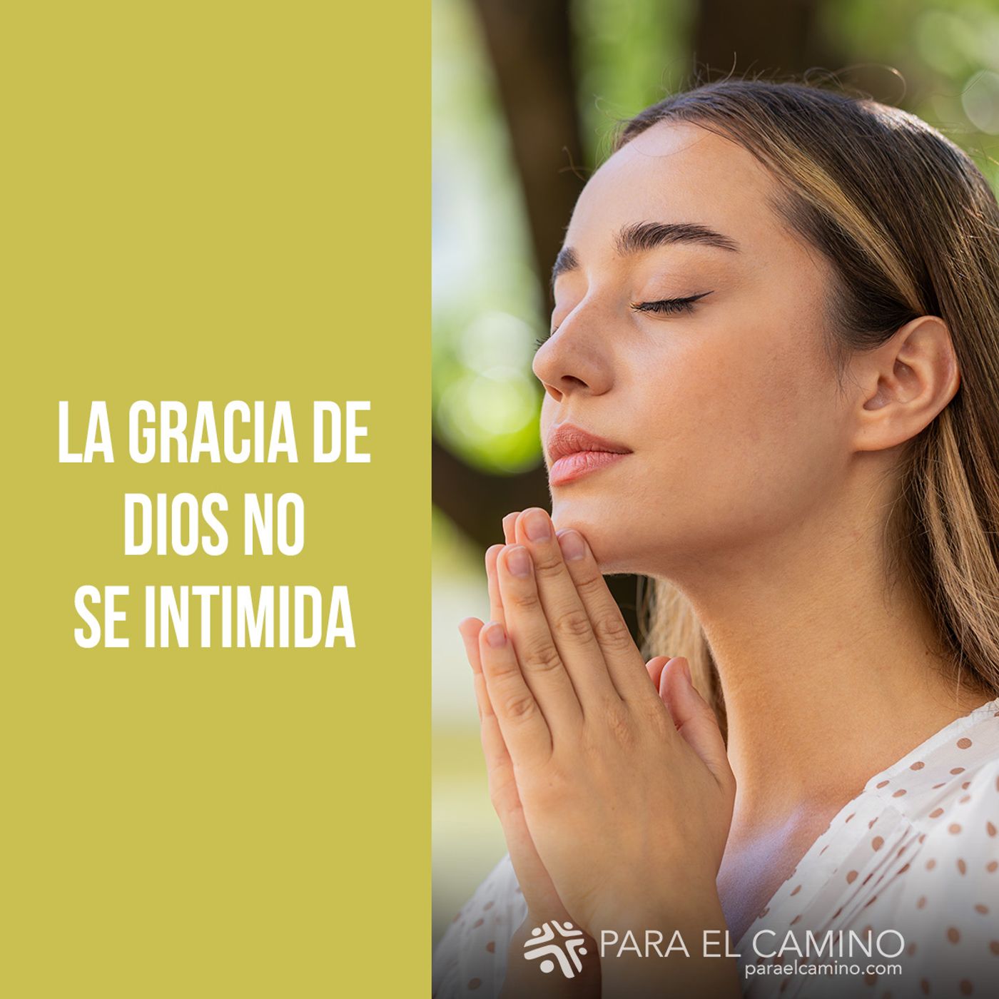 La gracia de Dios no se intimida La gracia de Dios no se intimida