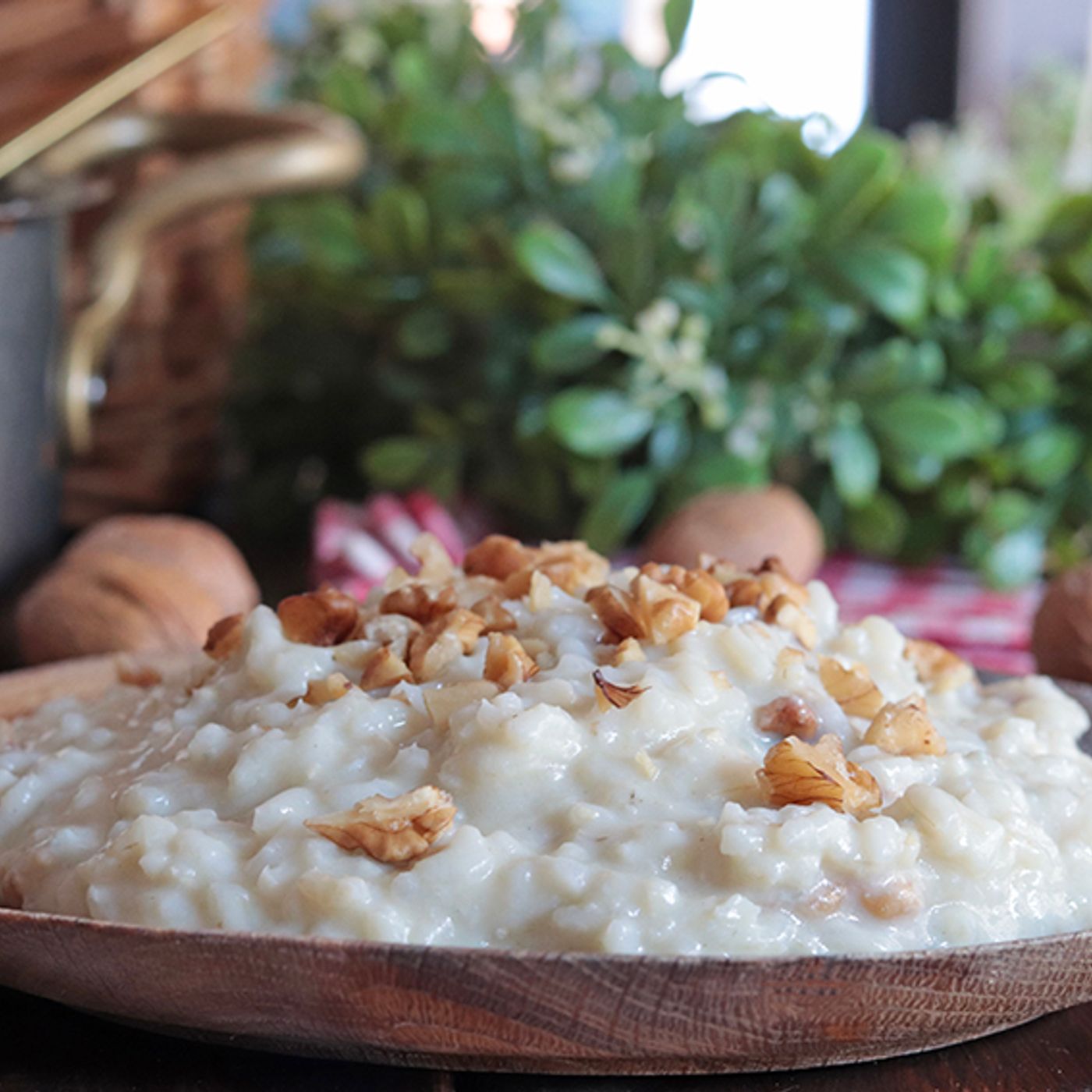 Risotto gorgonzola e noci cremoso