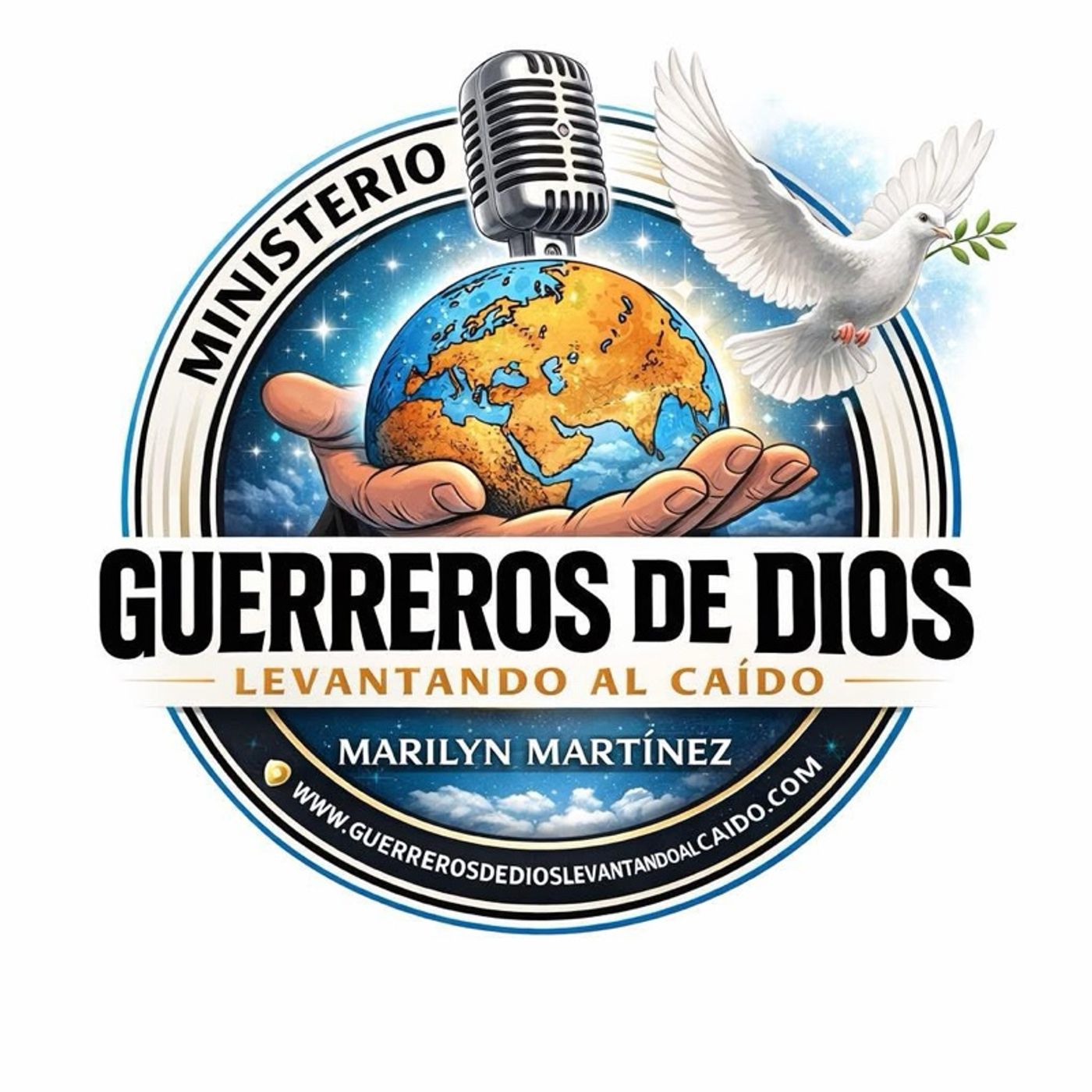 Portada de Guerreros de Dios levantando al Caido