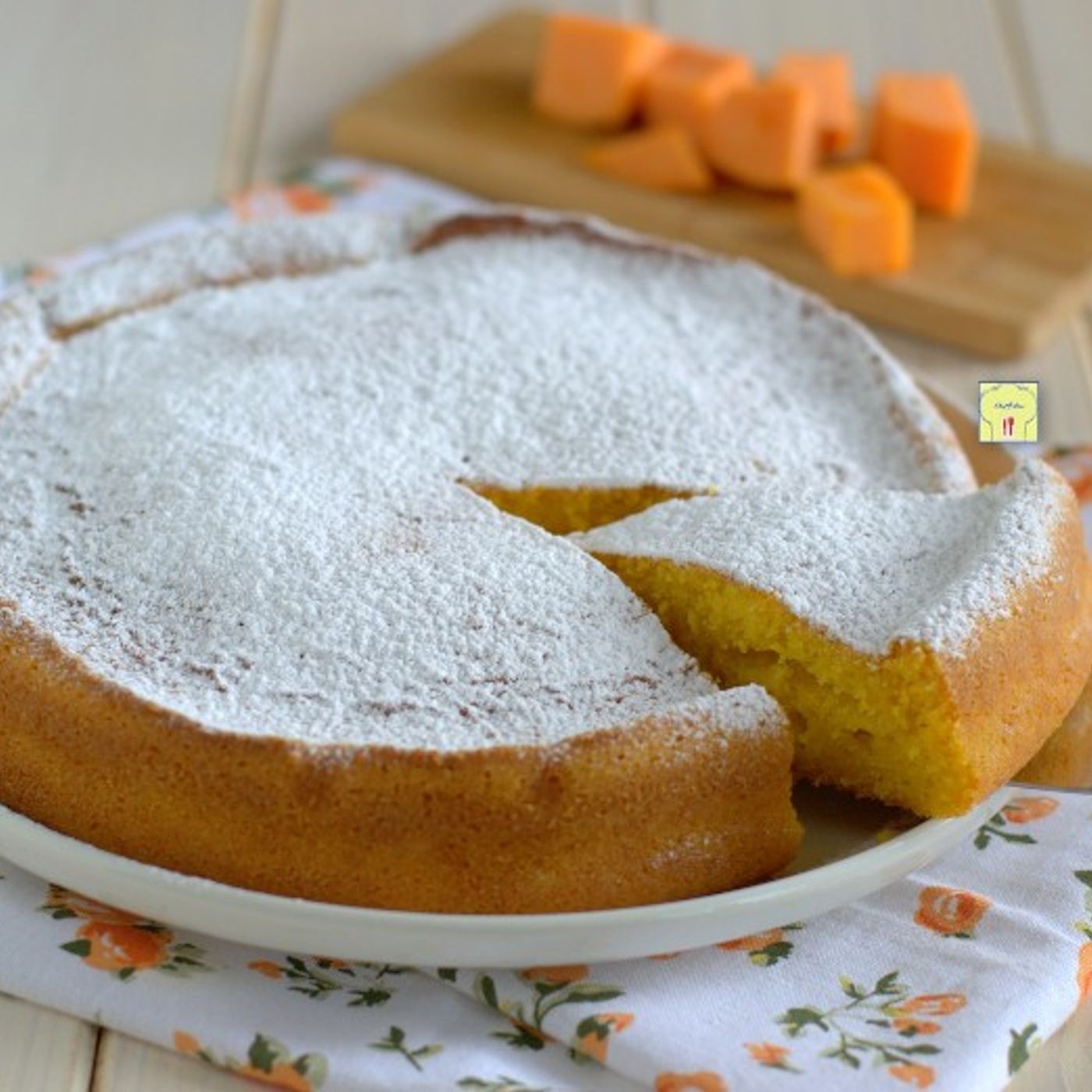 Torta 5 minuti alla zucca