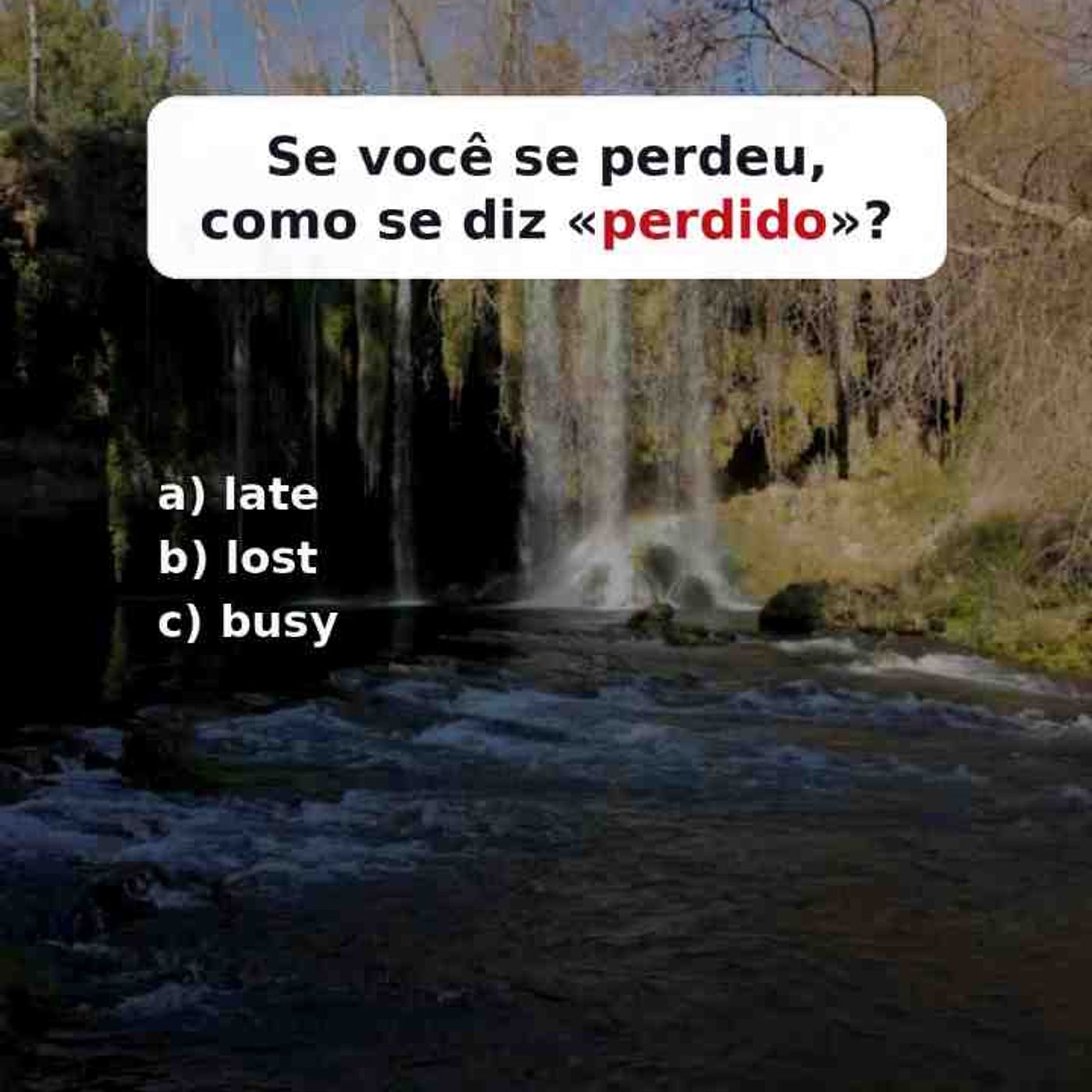 Um treino curto com 4 palavras básicas de inglês A1 para pedir ajuda e se localizar.