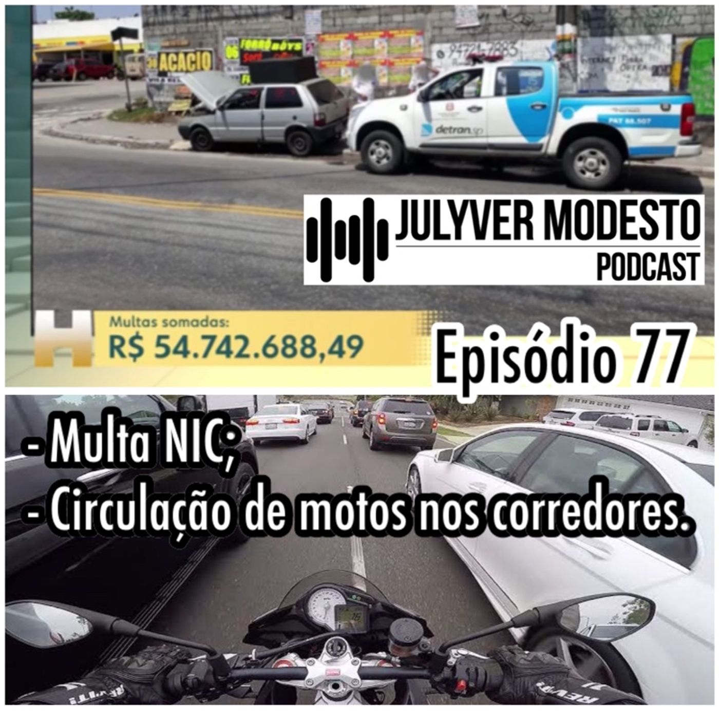 Trânsito, por Julyver Modesto