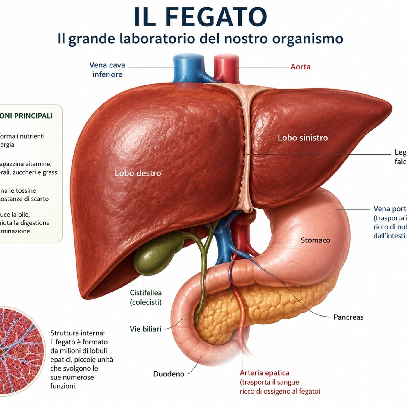 Il fegato: il grande laboratorio del corpo e il suo ruolo nella nostra salute