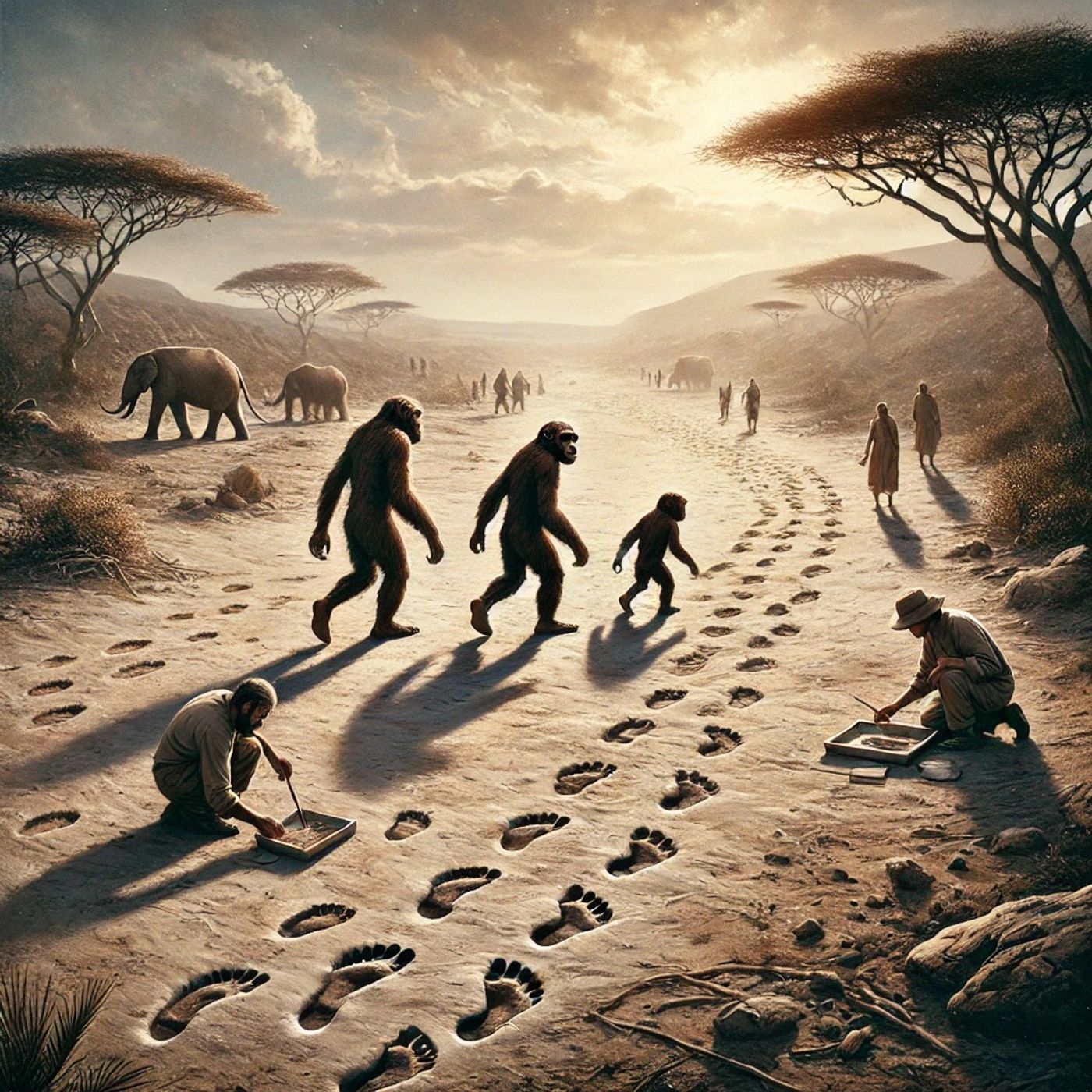 Fossilized Footprints or Handprints in Ancient Rock Layers - The Shadow Frequency episode artwork