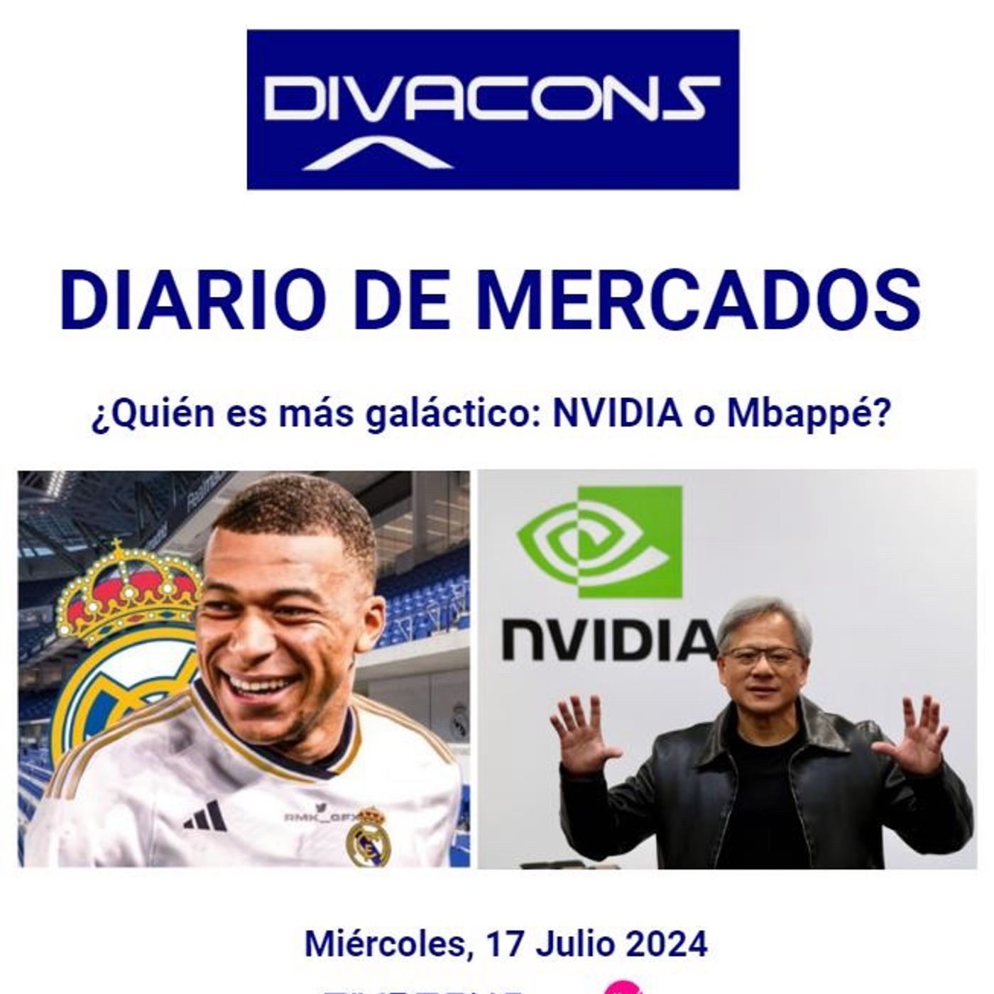 PODCAST en abierto DIARIO DE MERCADOS Miércoles 17 Julio episode artwork