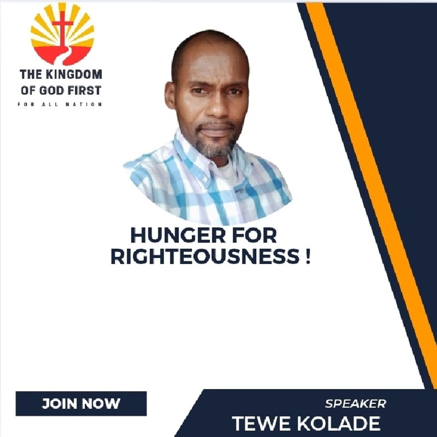 HUNGER FOR RIGHTEOUSNESS!