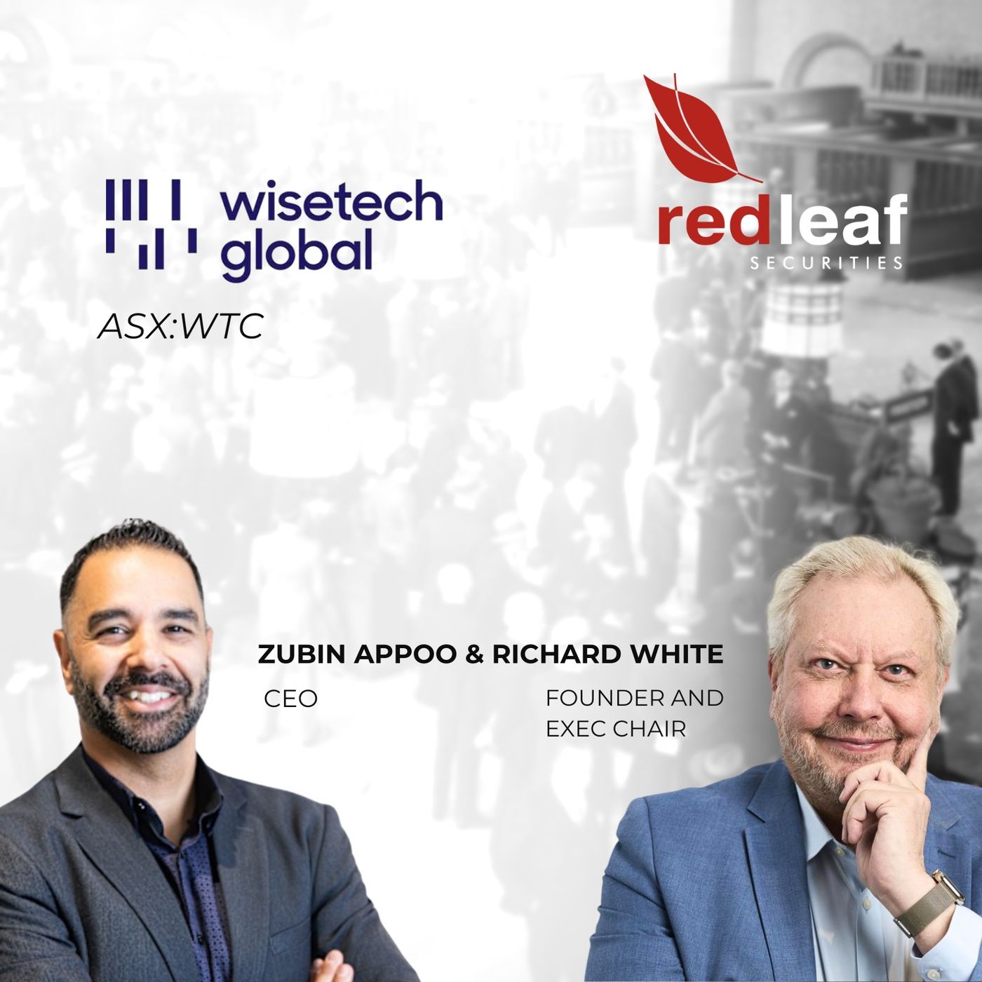 Red Leaf Podcast with WiseTech (WTC) Founder Richard White & New CEO Zubin Appoo episode artwork