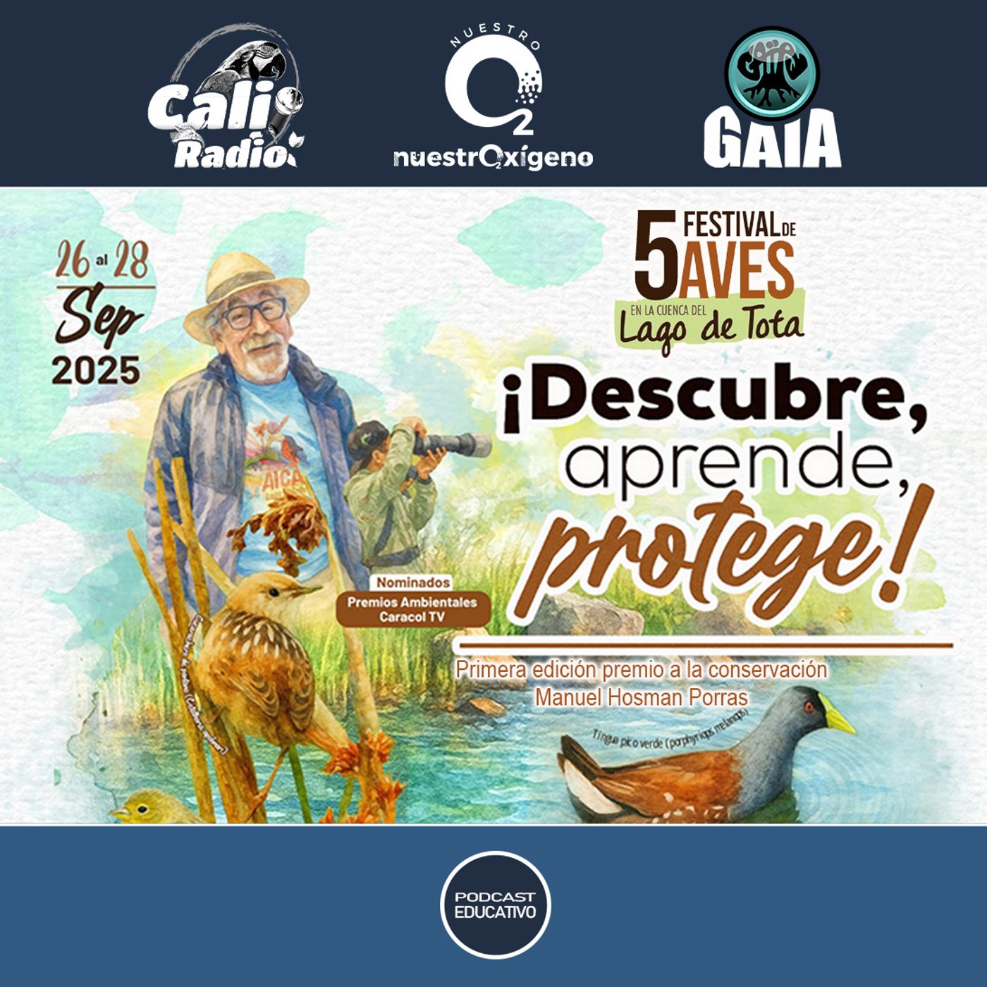 NUESTRO OXÍGENO A vuelo de pájaro, las maravillas del lago de tota episode artwork