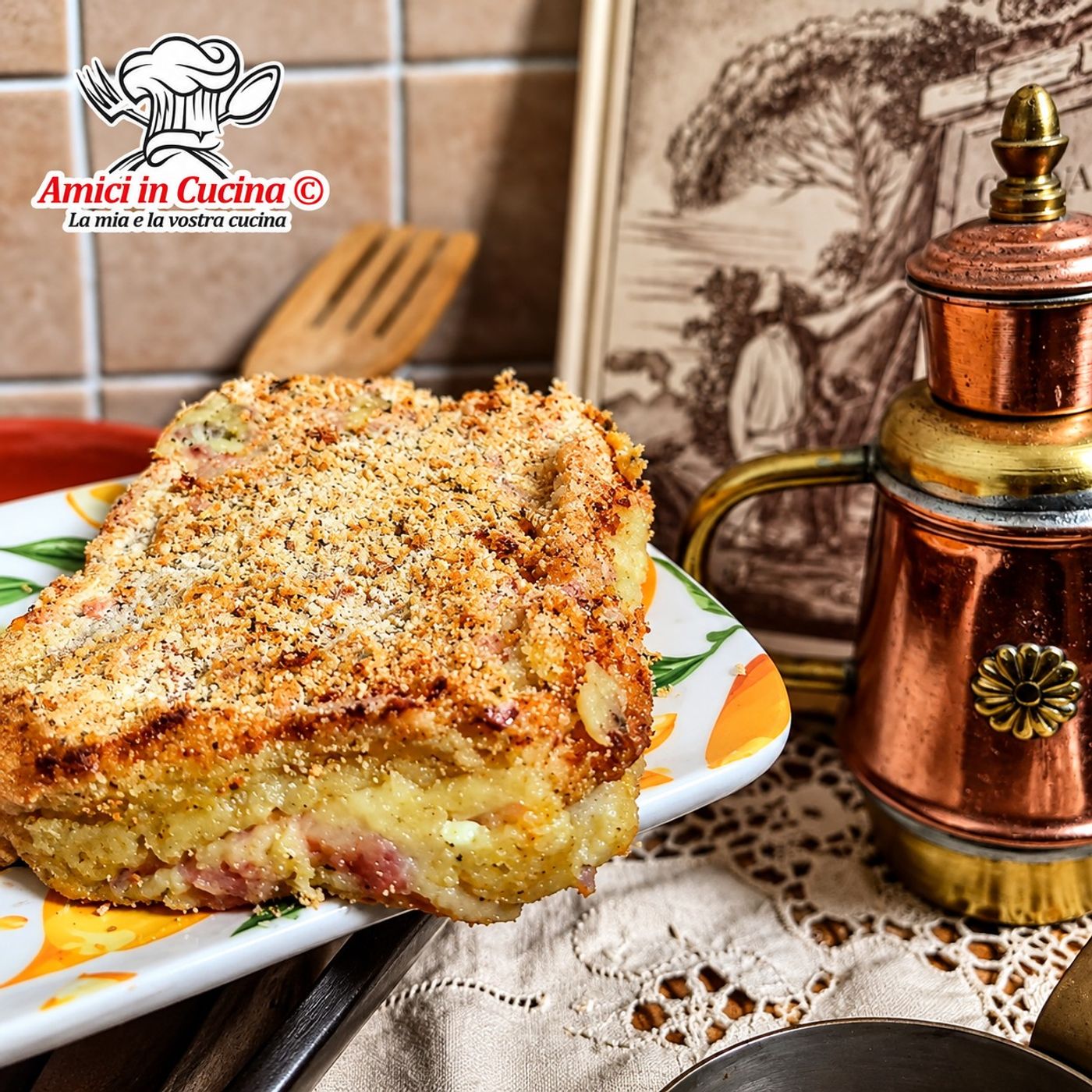 Mini gâteau cotti nella friggitrice ad aria