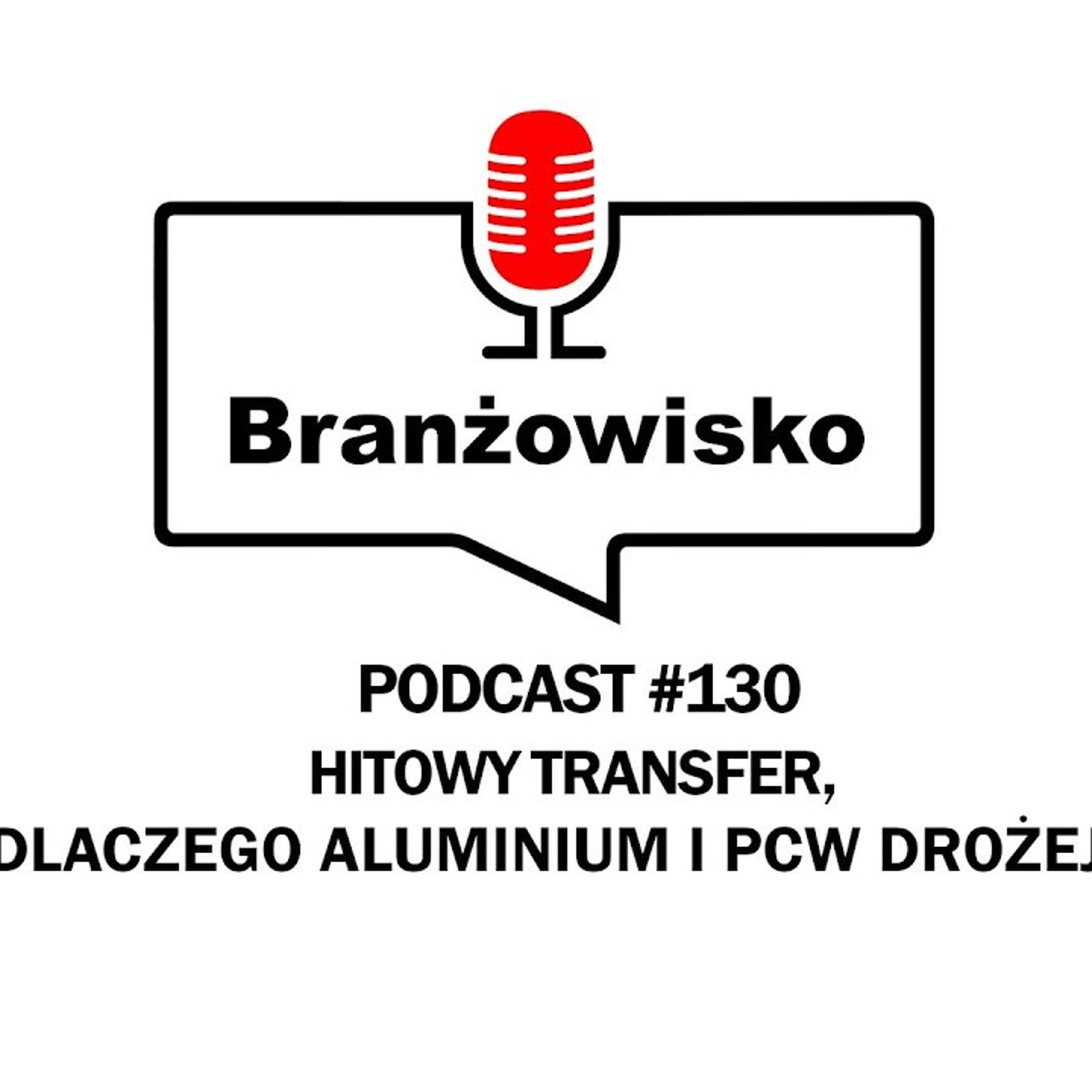 Branżowisko #130 - Hitowy transfer. Dlaczego aluminium i PCW drożeją? episode artwork