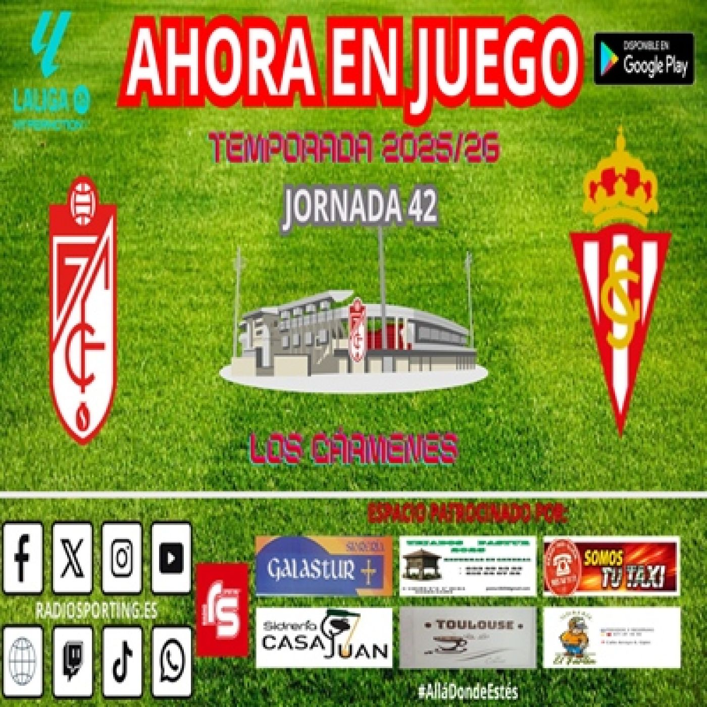 AHORA EN JUEGO Jornada 42 #laligahypermotion #GranadaRealSporting episode artwork