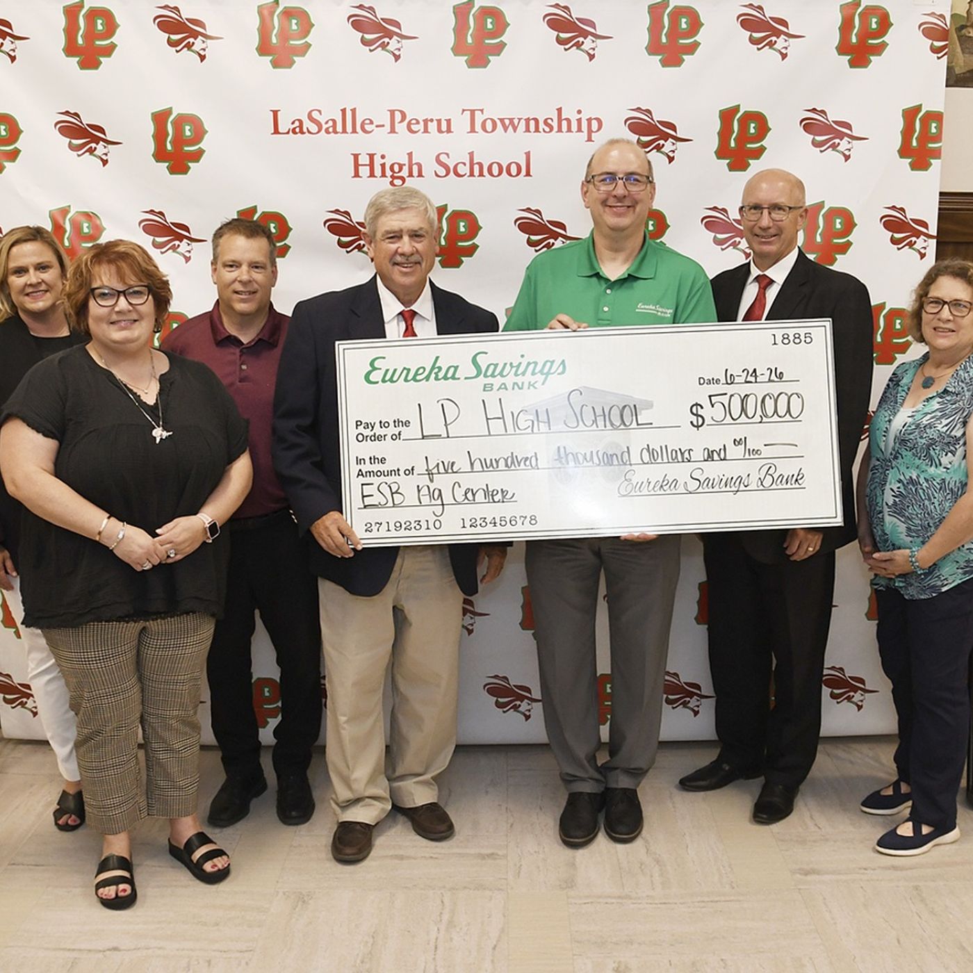 Eureka Savings Bank gets naming rights to L-P’s agriculture building episode artwork