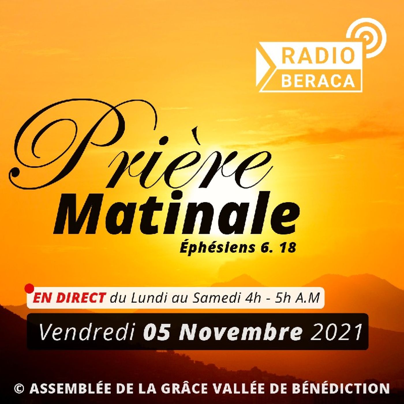 05/11/2021- Prière matinale episode artwork