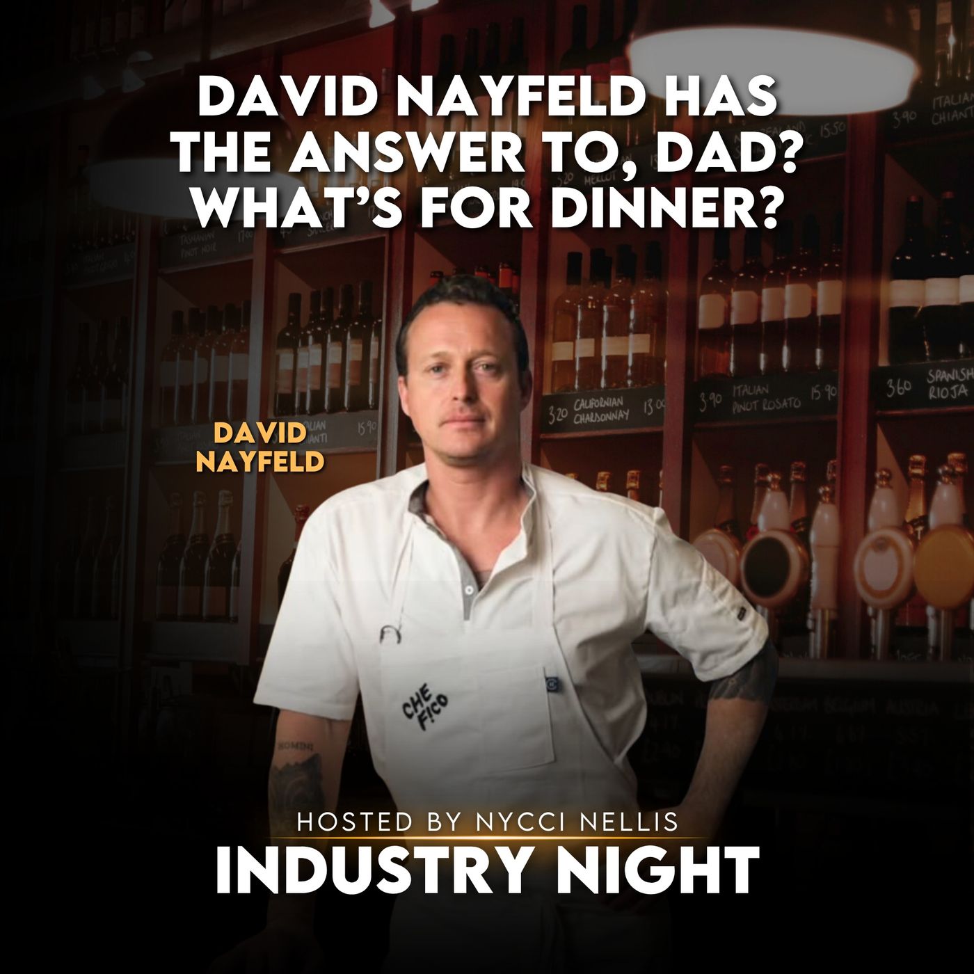 DAVID NAYFELD HAS THE ANSWER TO, DAD? WHAT’S FOR DINNER? episode artwork