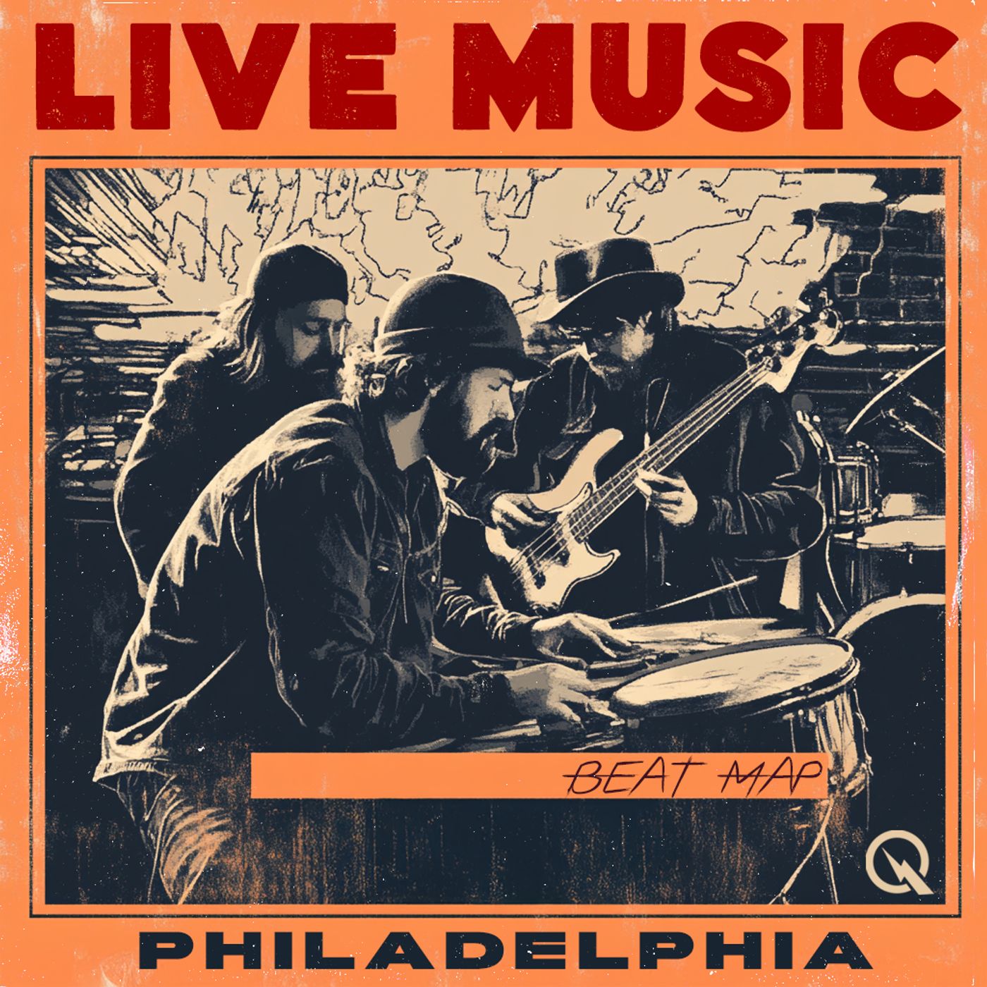 Live Music Philadelphia - Beat Map