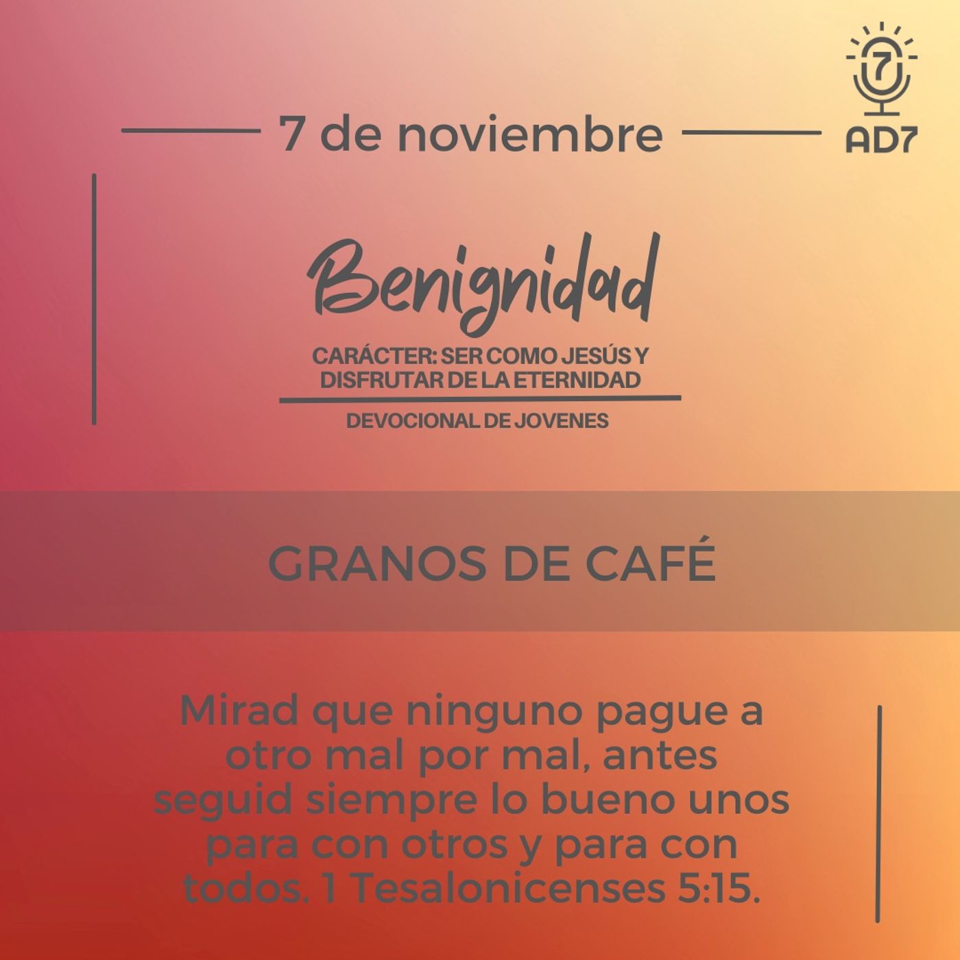 AD7 Devocional - Diferente / Inverso