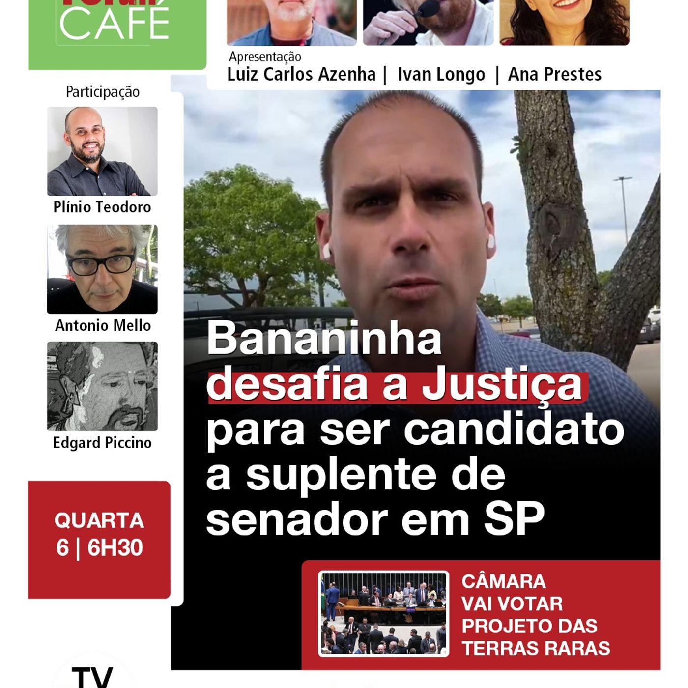 Dudu Bolsonaro quer ser suplente de senador em SP pra continuar tramando contra o Brasil | 06.05.26