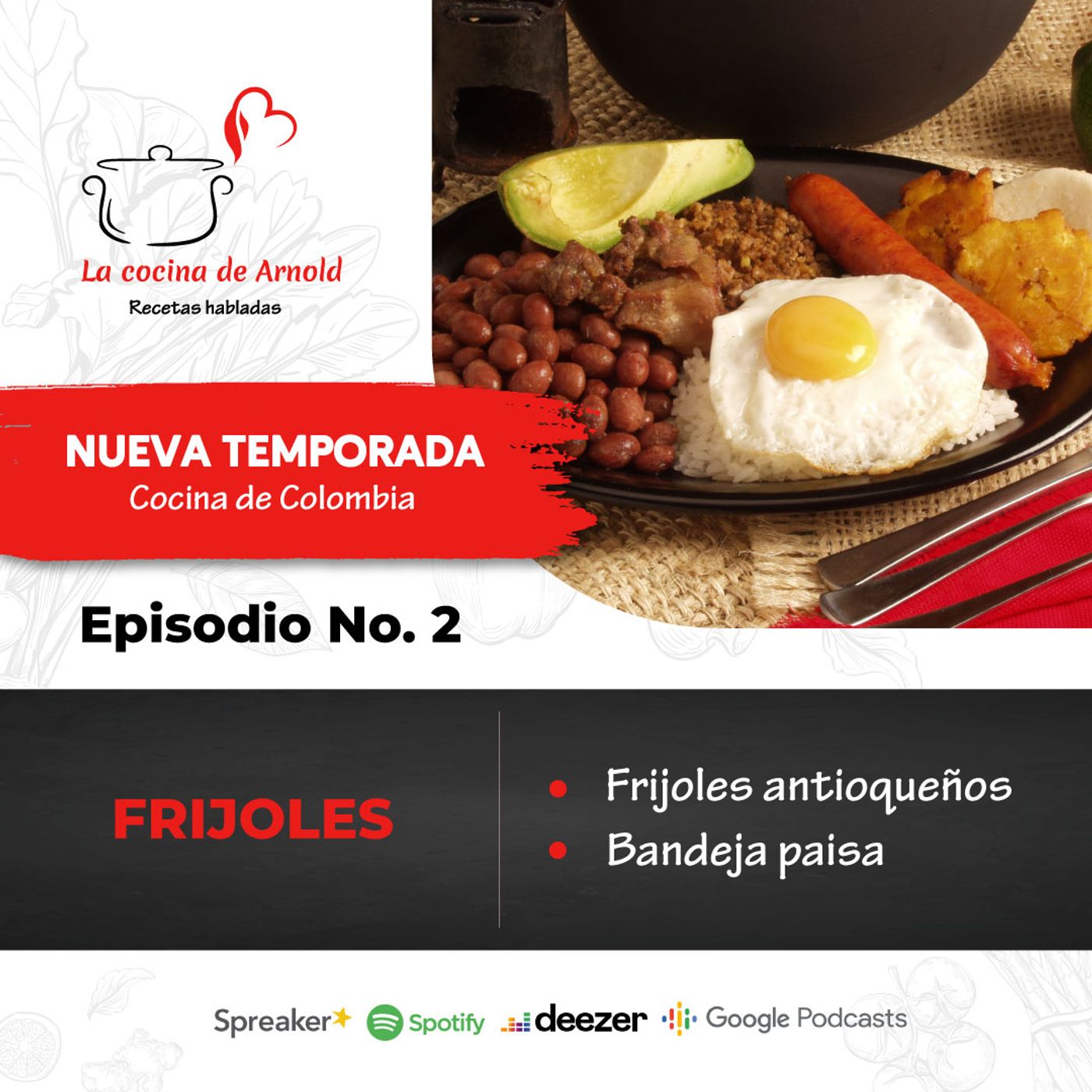 La cocina de Arnold, recetas habladas