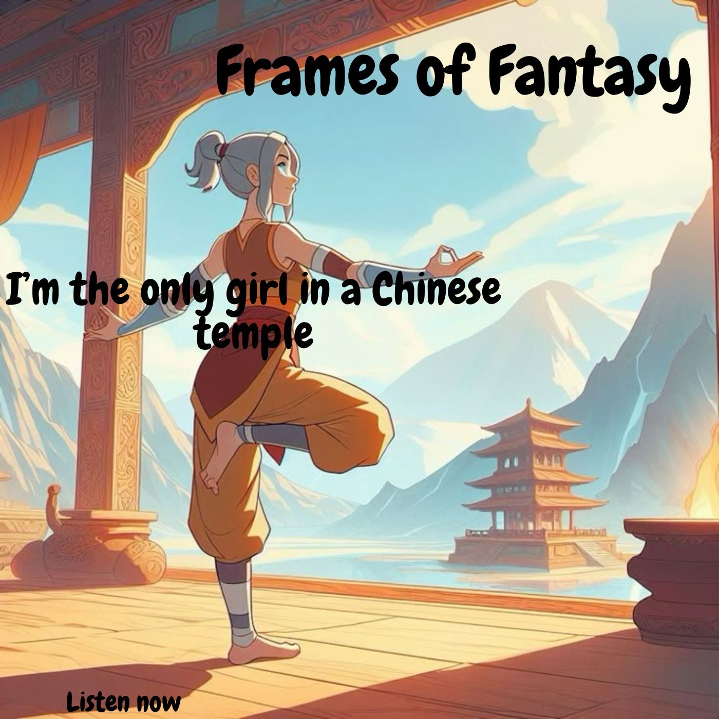 I’m the only girl in a Chinese temple|shop with my promo code