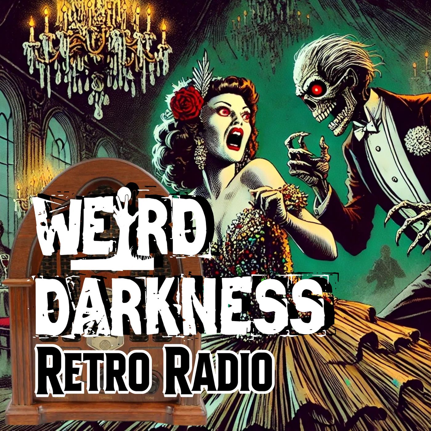 Her DARK DESTINY Found Her At The MASQUERADE!: 11 #RetroRadio Stories! EP0296 #WeirdDarkness - podcast episode cover