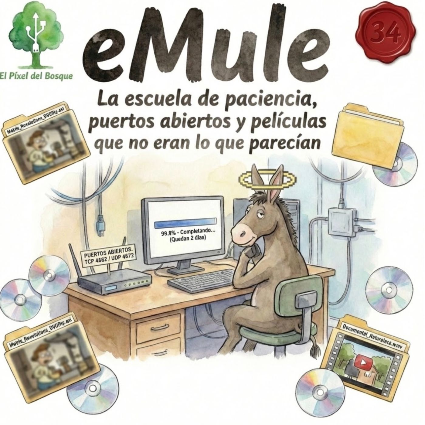 eMule: La escuela de paciencia, puertos abiertos y películas que no eran lo que parecían episode artwork