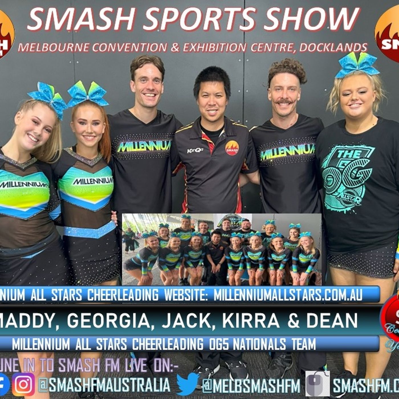 SSS10THYR: Millennium All Stars OG5 Nationals Cheerleading Interviews 261123